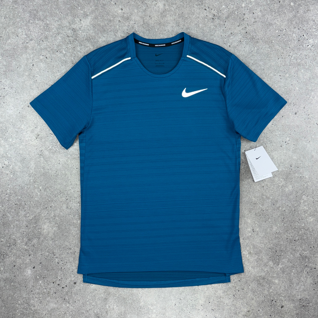 Nike miler 1.0 T-shirt 'green abyss'