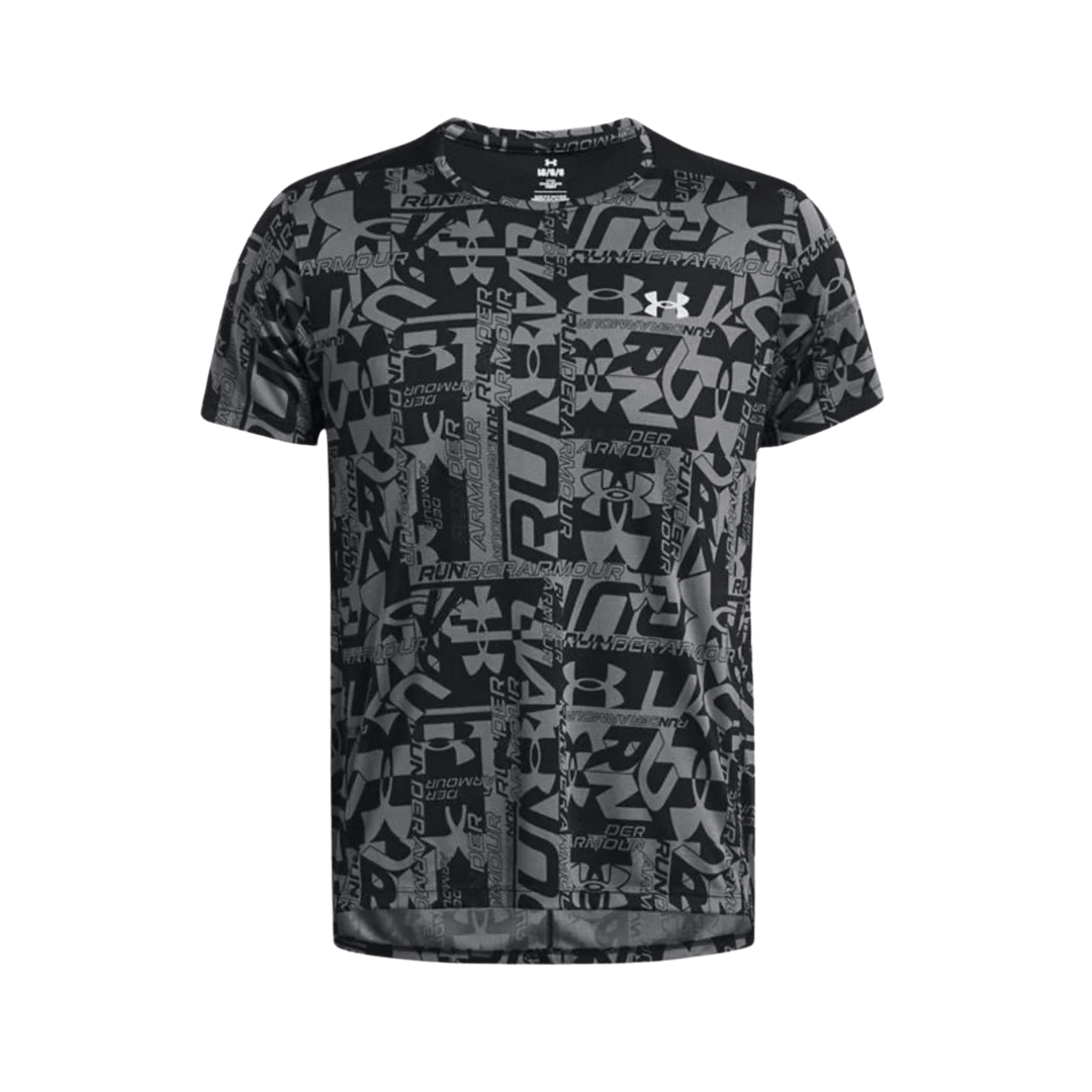 Under armour launch printed t-shirt 'black'