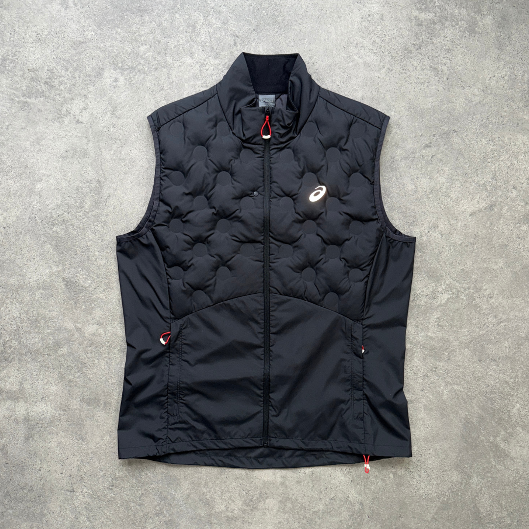 Asics road gilet gel-1130 set 'pure black silver'