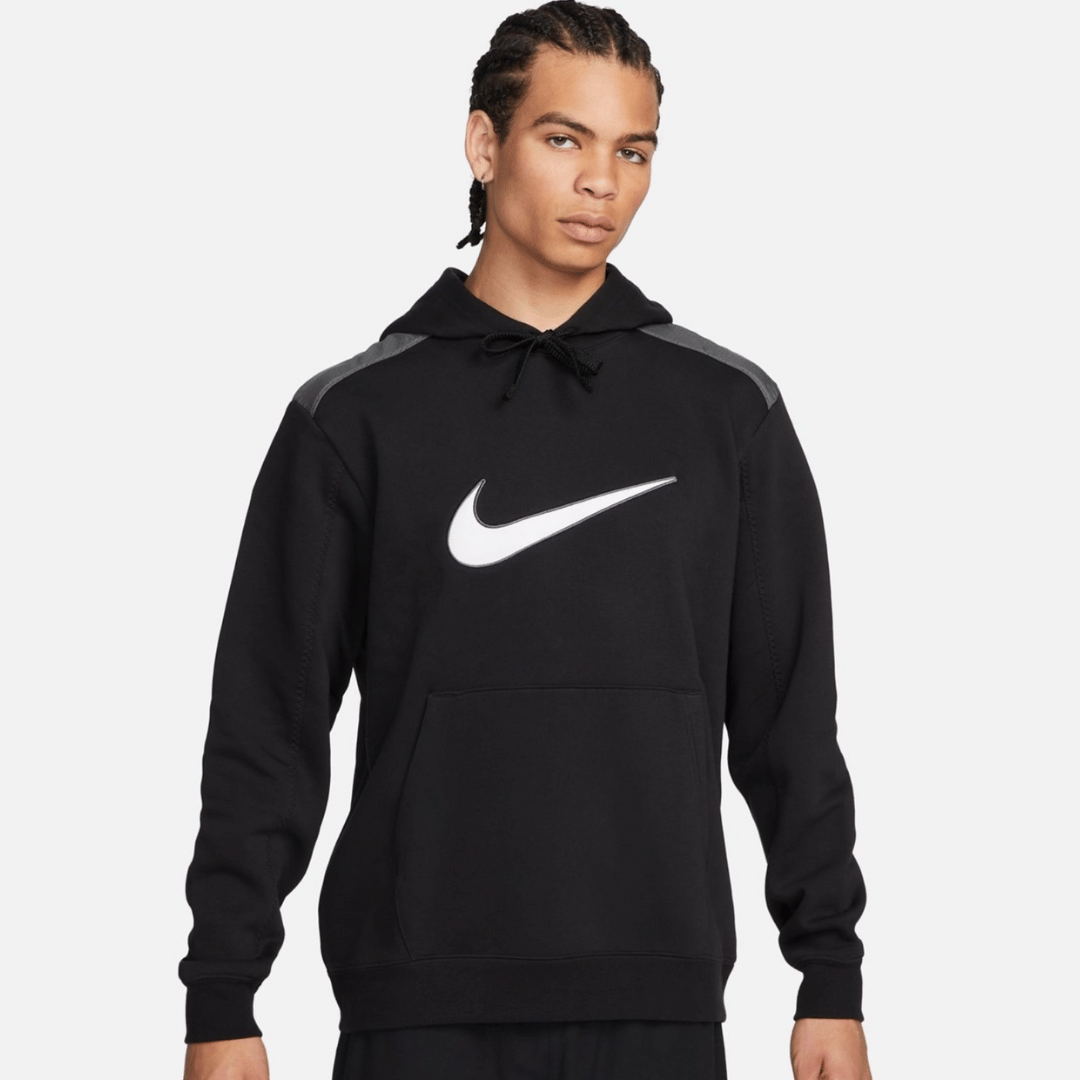 Nike NSW fleece tracksuit set 'black grey'