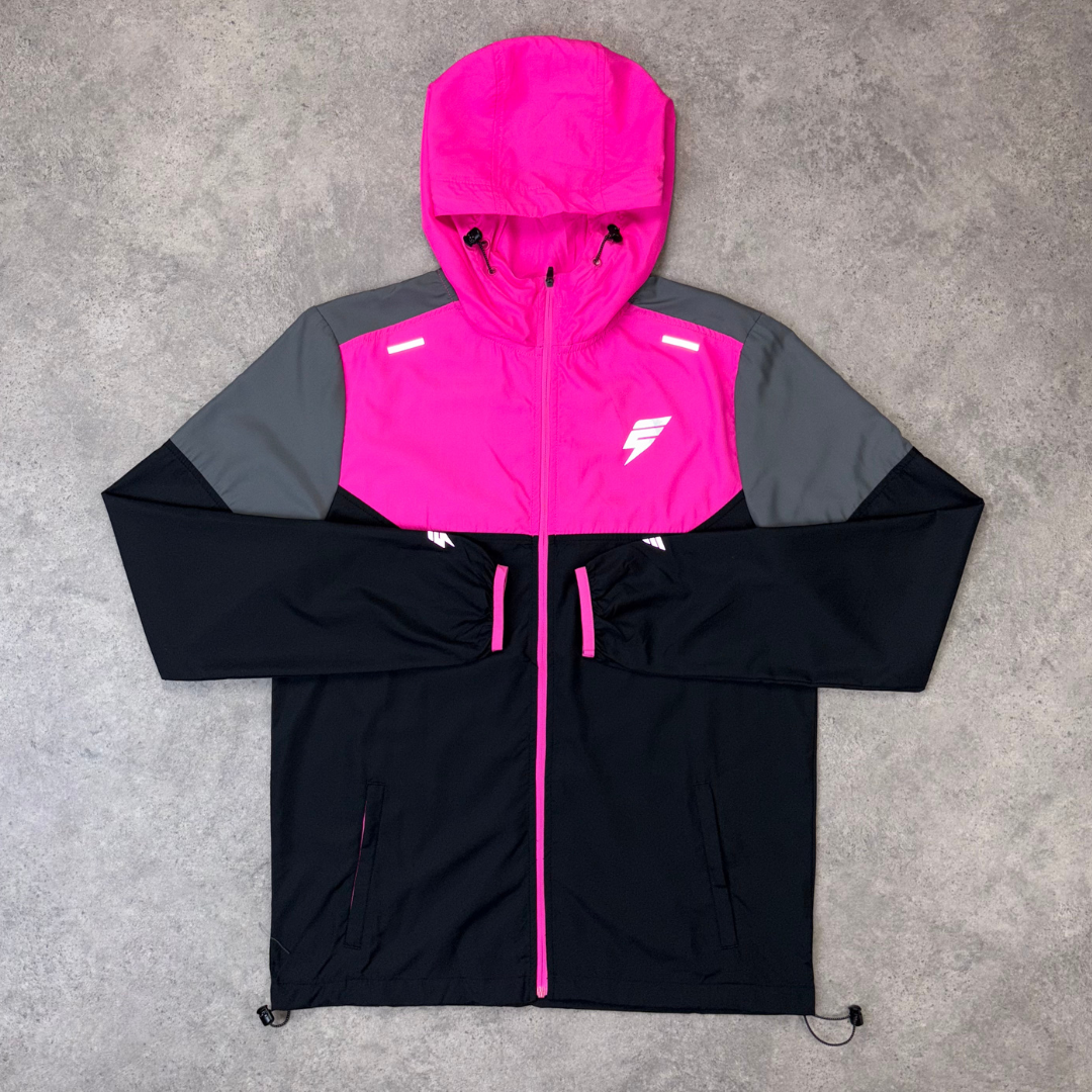 Elude vent windrunner pink black