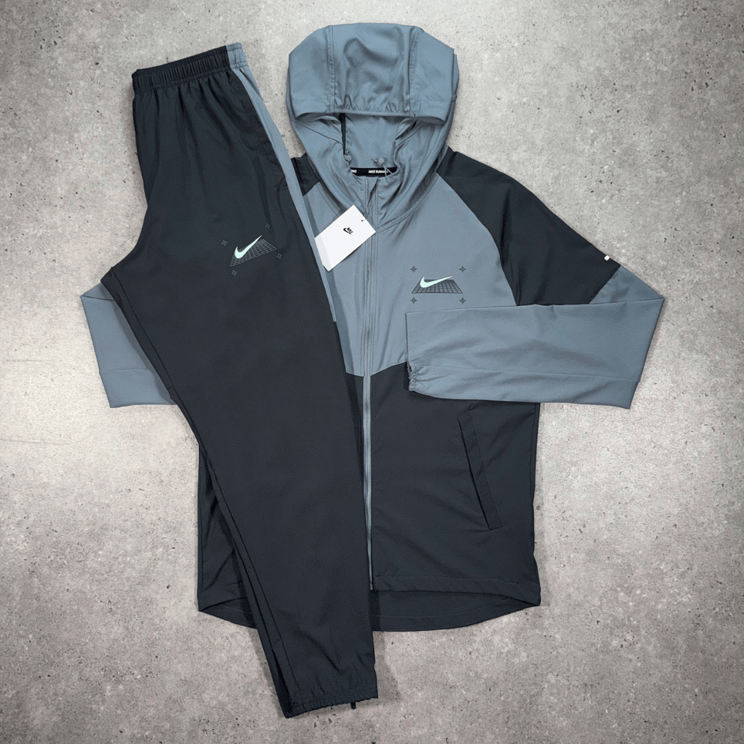 Nike graphic repel tracksuit set 'cool grey'