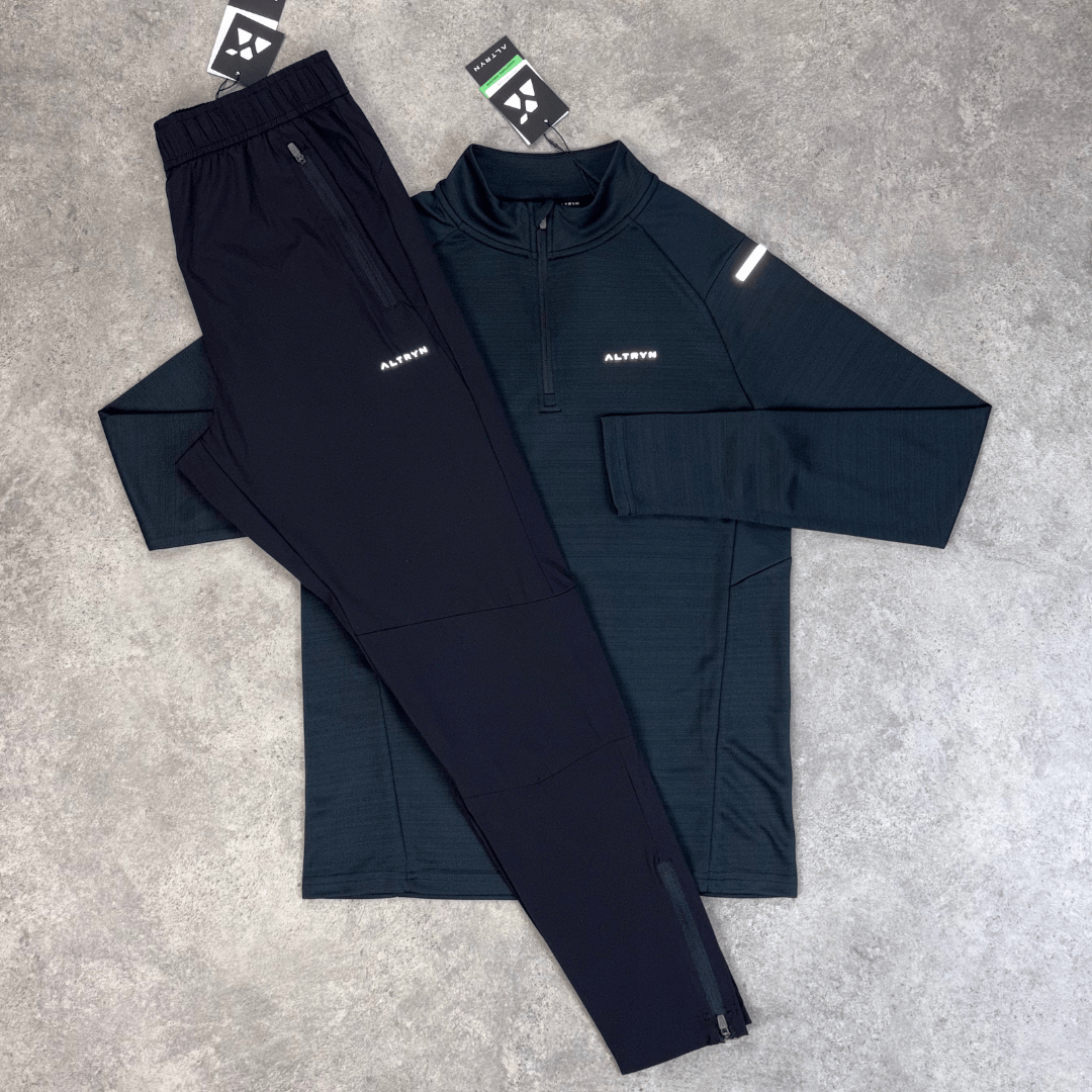Altryn Pike Tech Quarter Zip Set 'Black'