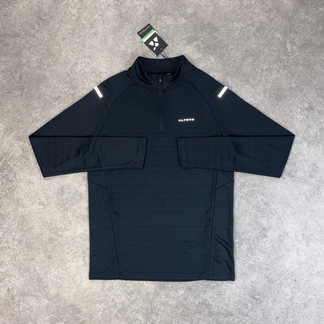 Altryn Pike Tech 1/4 Zip Top 'Black'