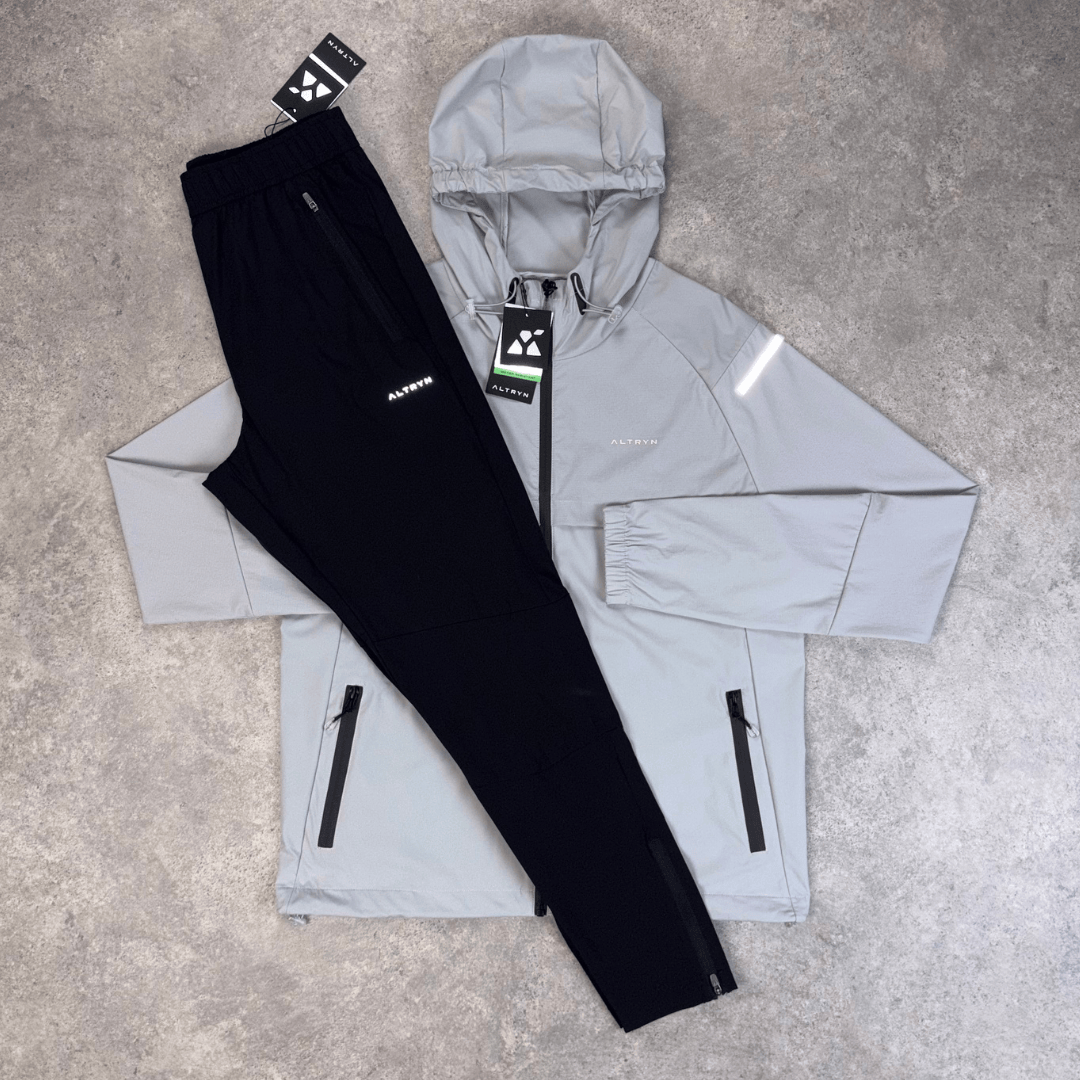 Altryn Ascend Tech Tracksuit Set 'Greystone/Black'