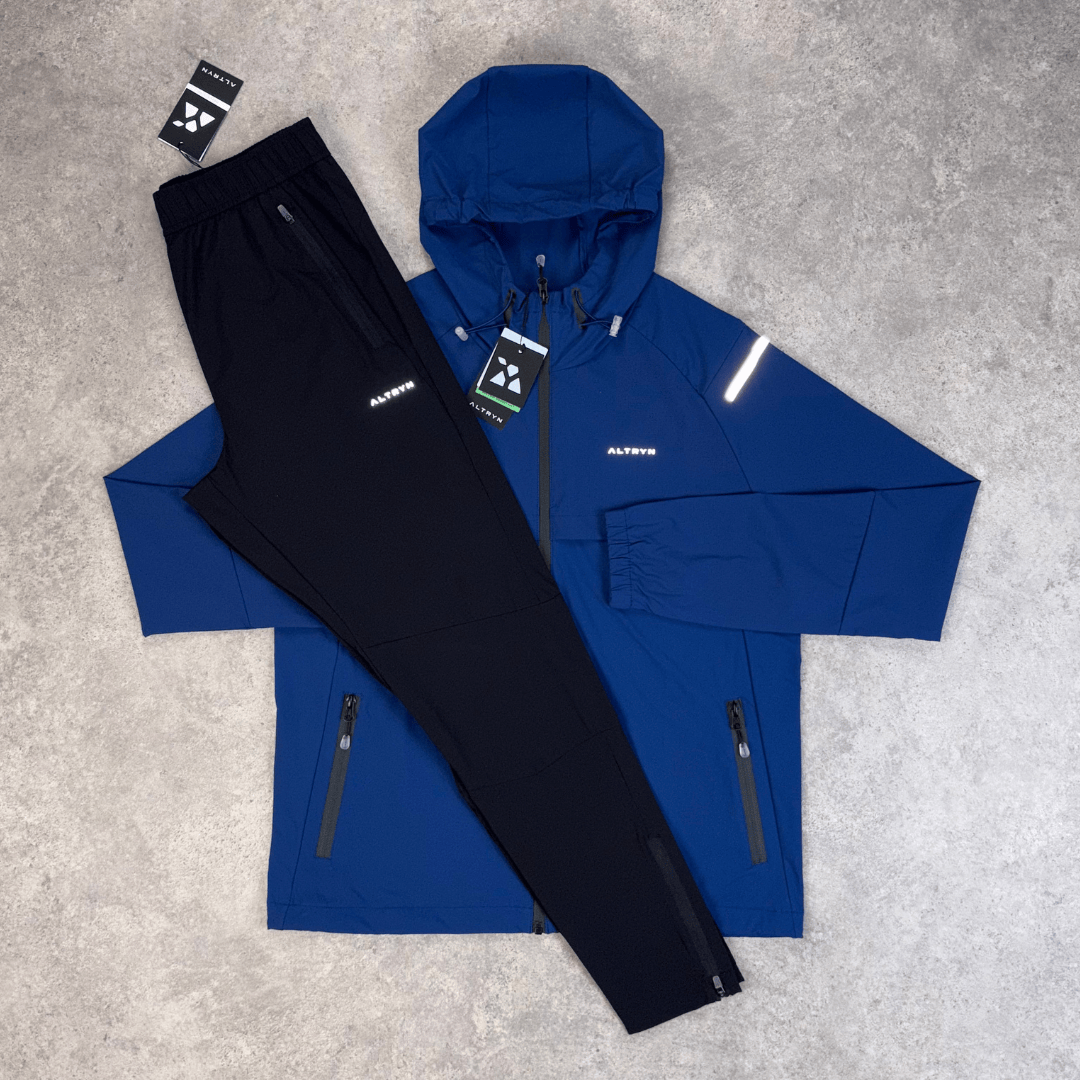 Altryn Ascend Tech Tracksuit Set 'Royal Navy/Black'