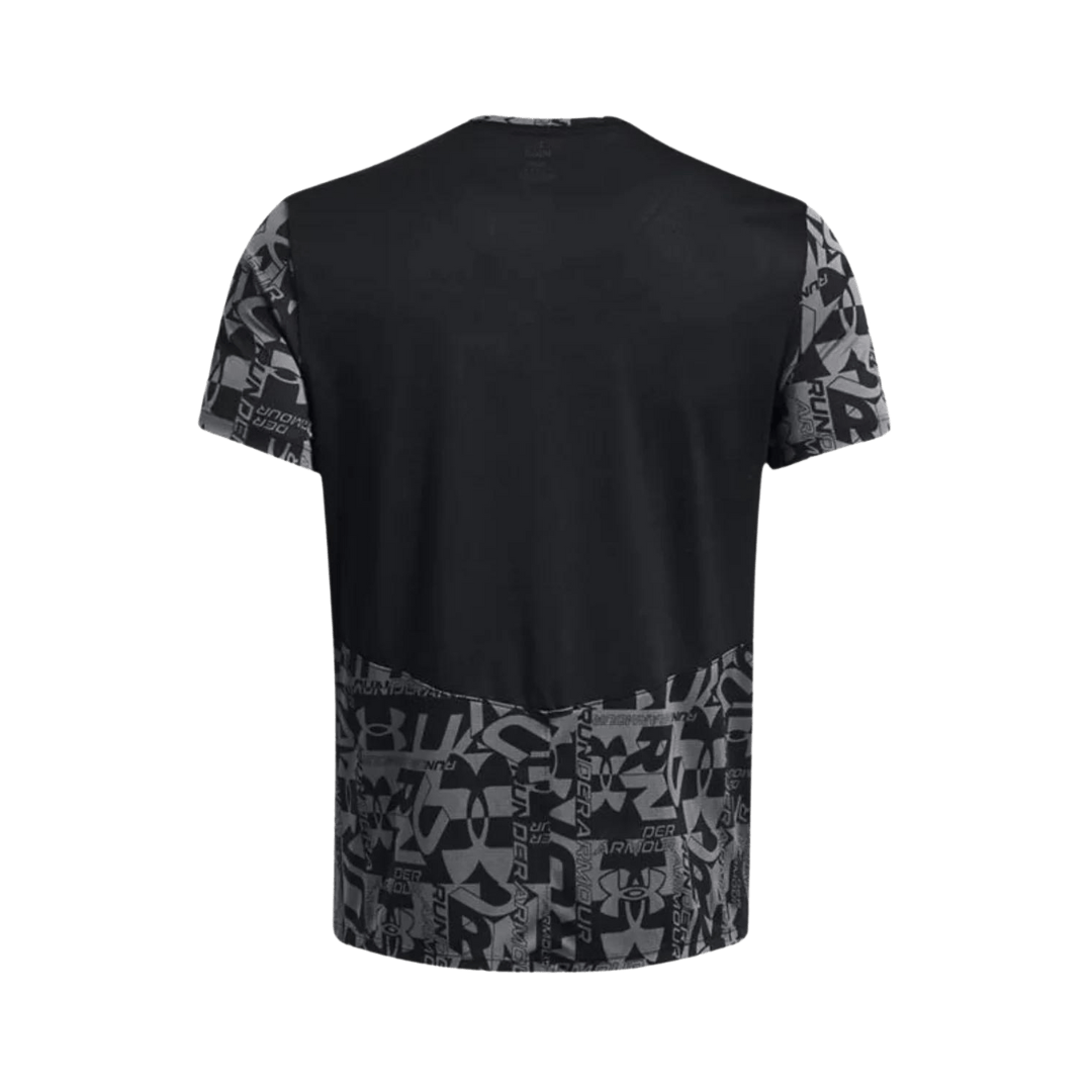 Under armour launch printed t-shirt 'black'