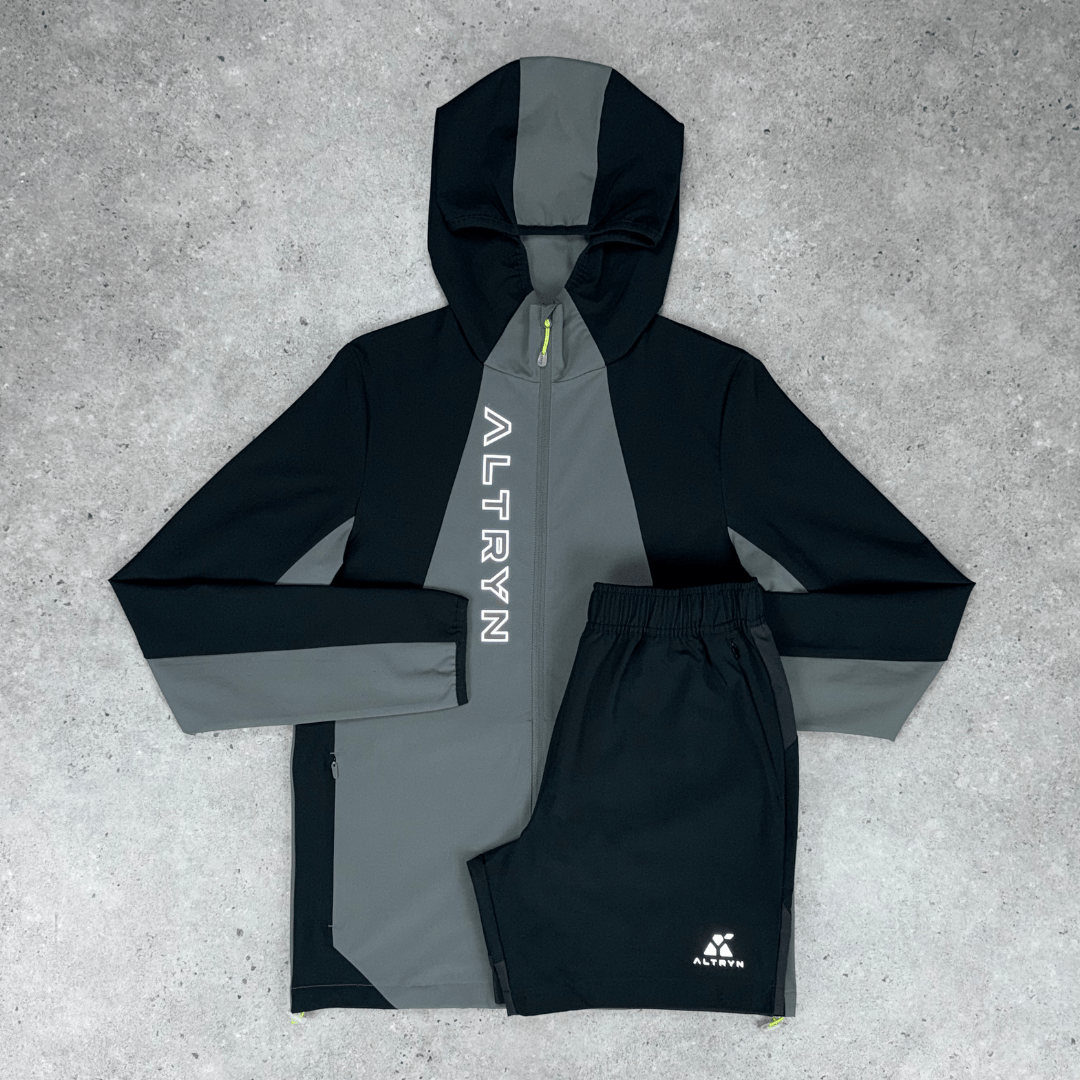 Altryn Cunningham Tech Jacket set 'Black/Grey'