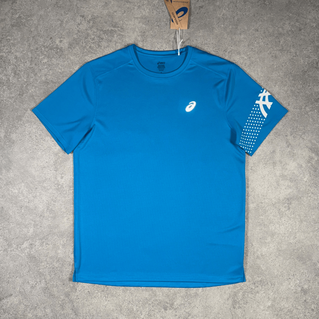 Men's ASICS Icon T-Shirt in Aegan Blue
