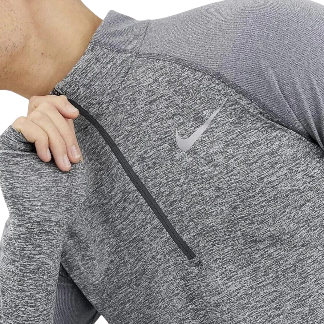 Nike 1/4 Zip Running Top 'Grey'