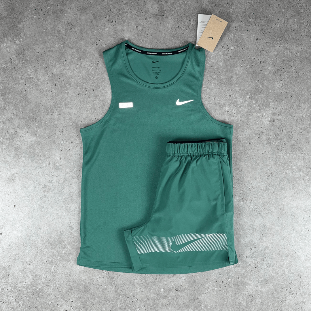 Nike flash vest short set 'teal'