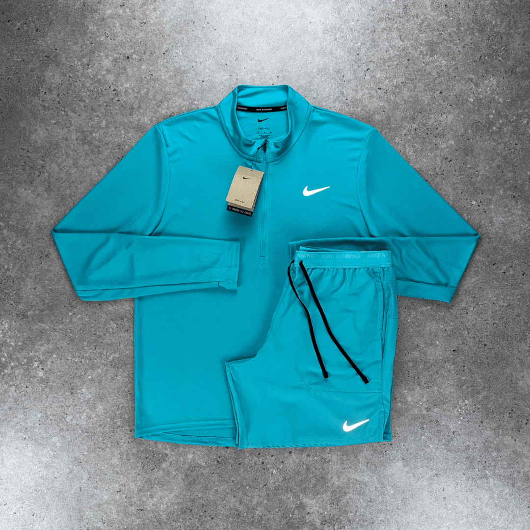 Nike 1/4 zip pacer running top 'dusty cactus'