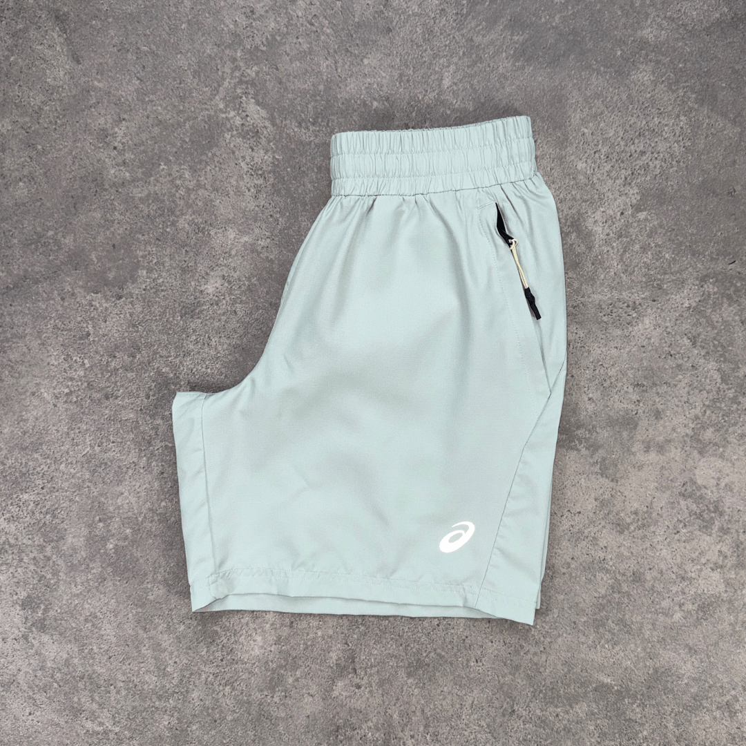 Men's ASICS 18cm Run Shorts 'Cold Moss'