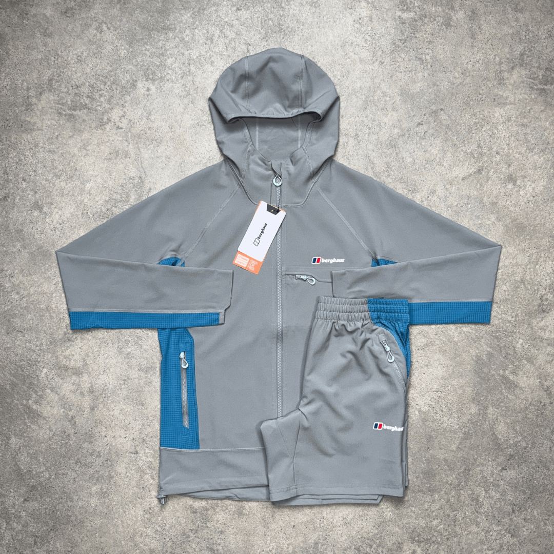 Men's Berghaus Wavertree Jacket Shorts Set 'Garbo Grey'