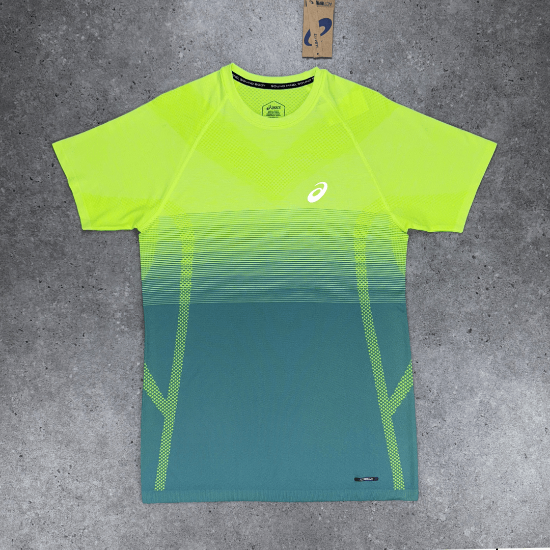Asics seamless t-shirt set 'neon/black'