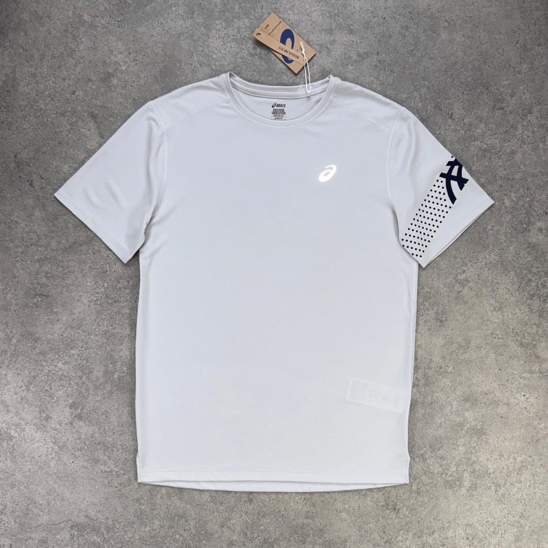 ASICS Icon T-Shirt 'Cloud Grey/Midnight'