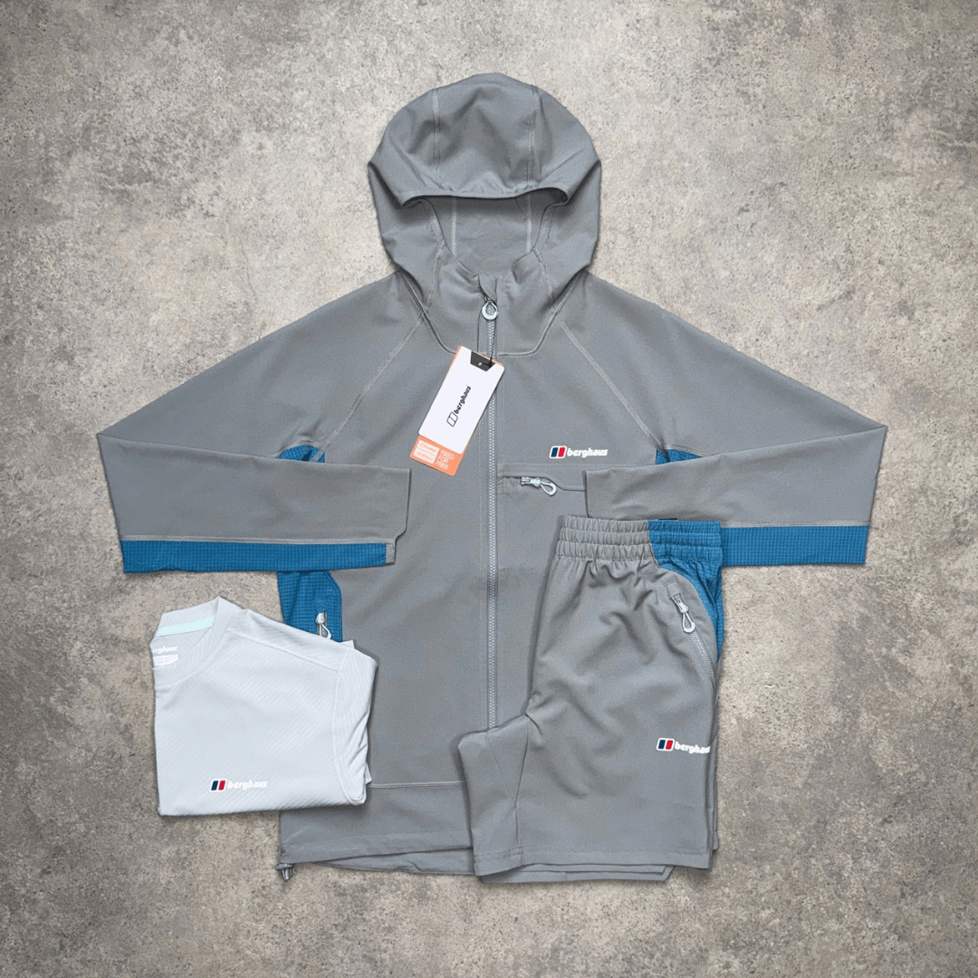 Men's Berghaus Wavertree Shorts Tri-Set 'Garbo Grey/Polar'
