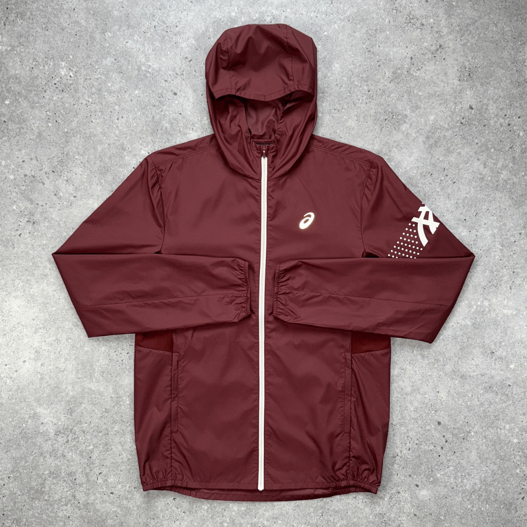 Asics icon jacket 'dark red'