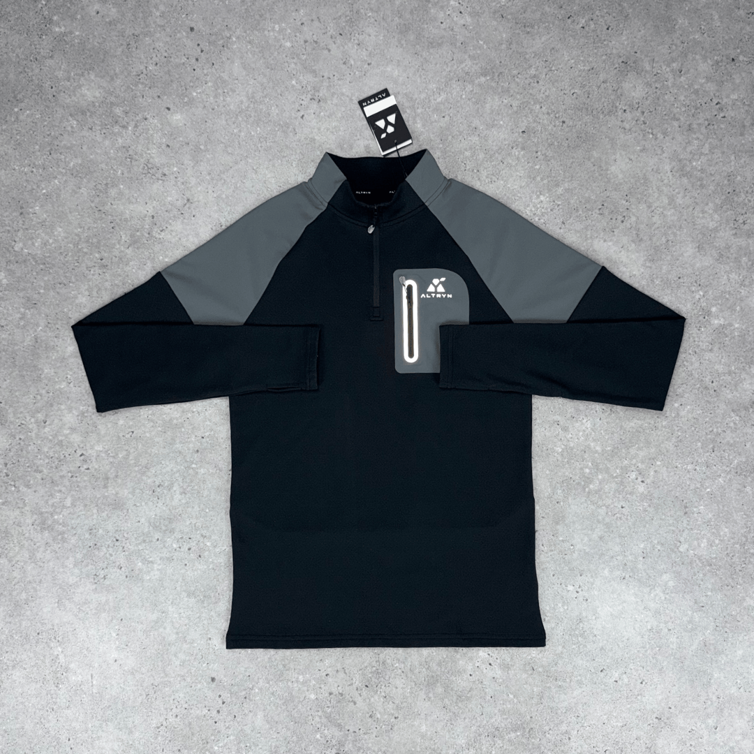 Altryn Anderson Quarter Zip 'Black/Grey'