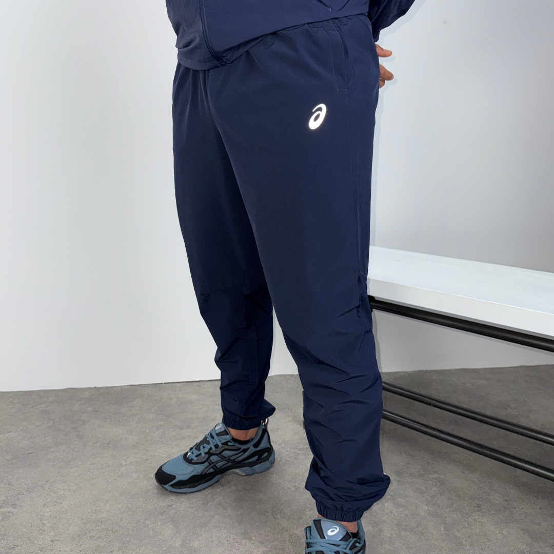 Asics road lightweight icon pants set 'midnight'