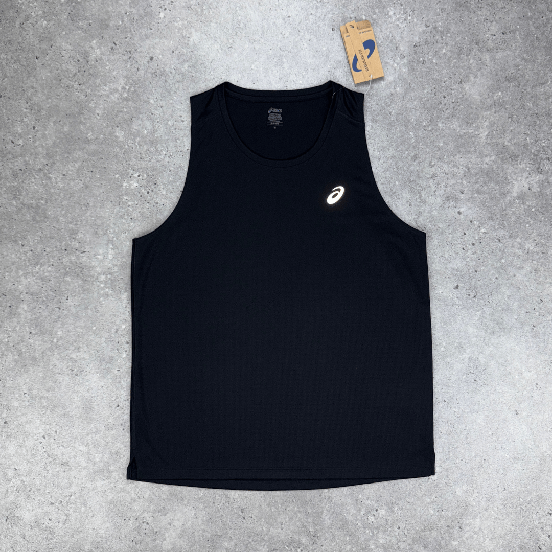 Men's Asics core vest in black