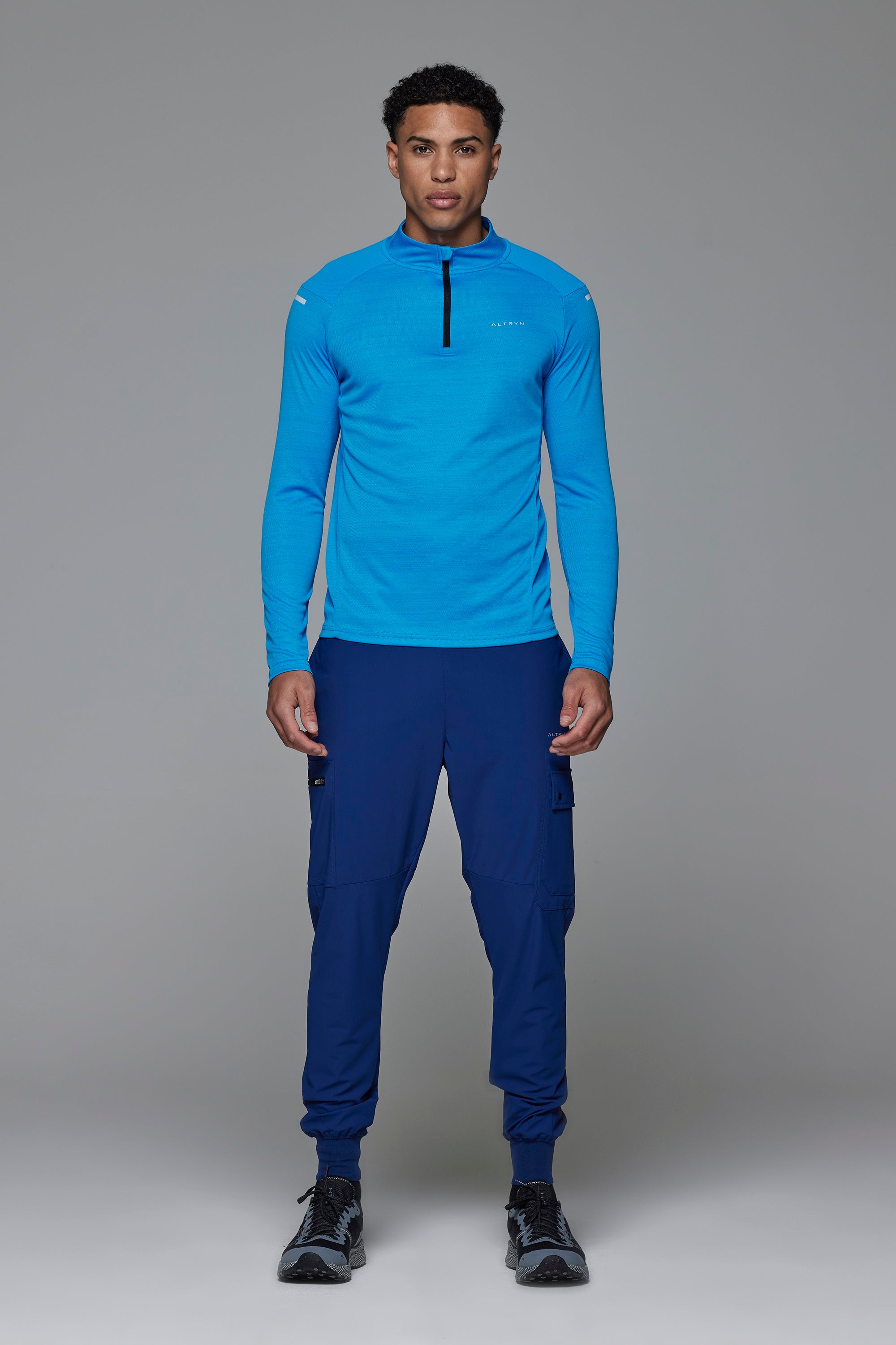 Altryn Pike Tech 1/4 Zip Top 'Azure Blue'