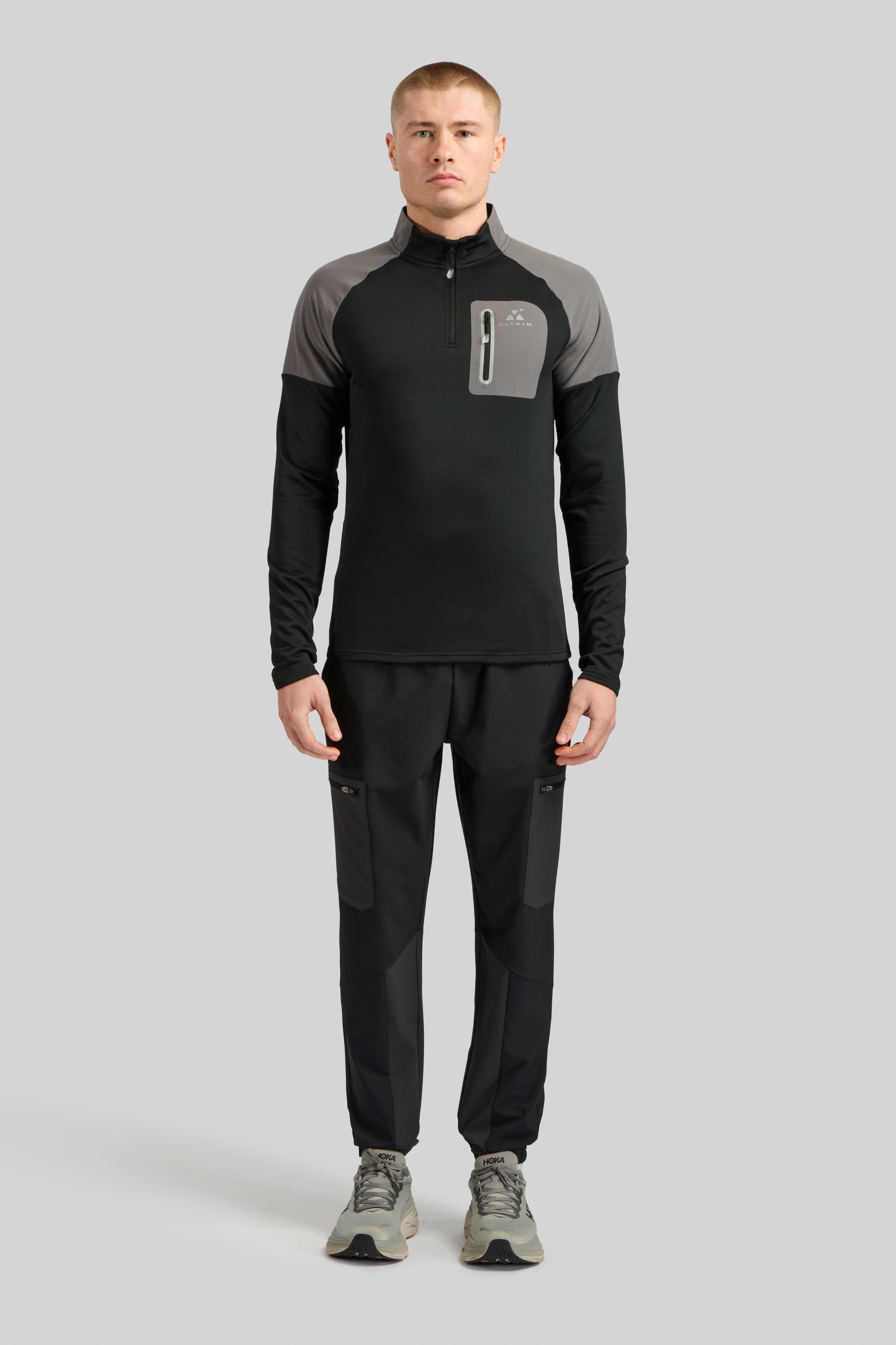 Altryn Anderson Quarter Zip 'Black/Grey'