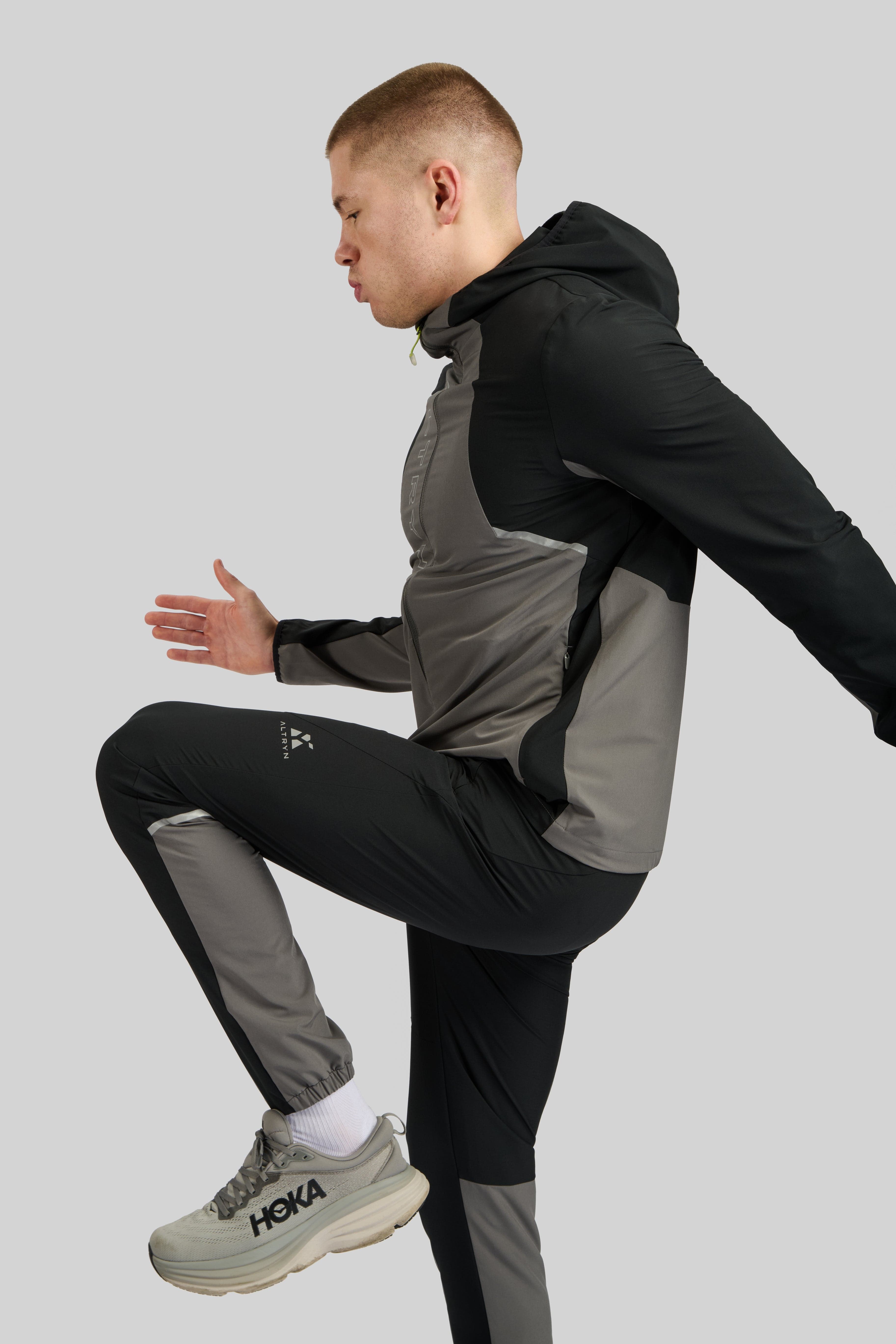 Altryn Cunningham Track Jacket 'Black/Grey'