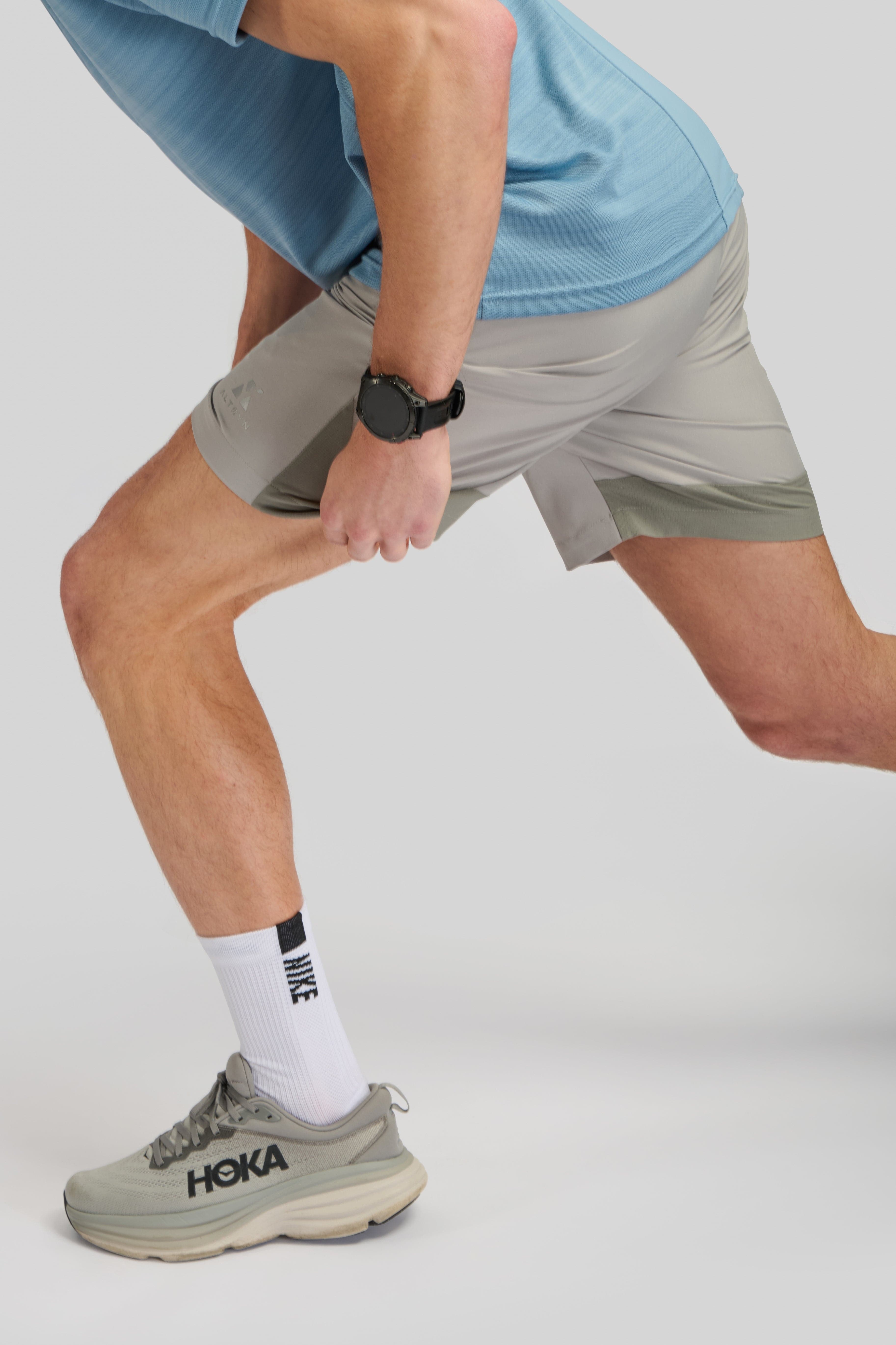 Altryn Elliot Tech Shorts 'Grey Mix'