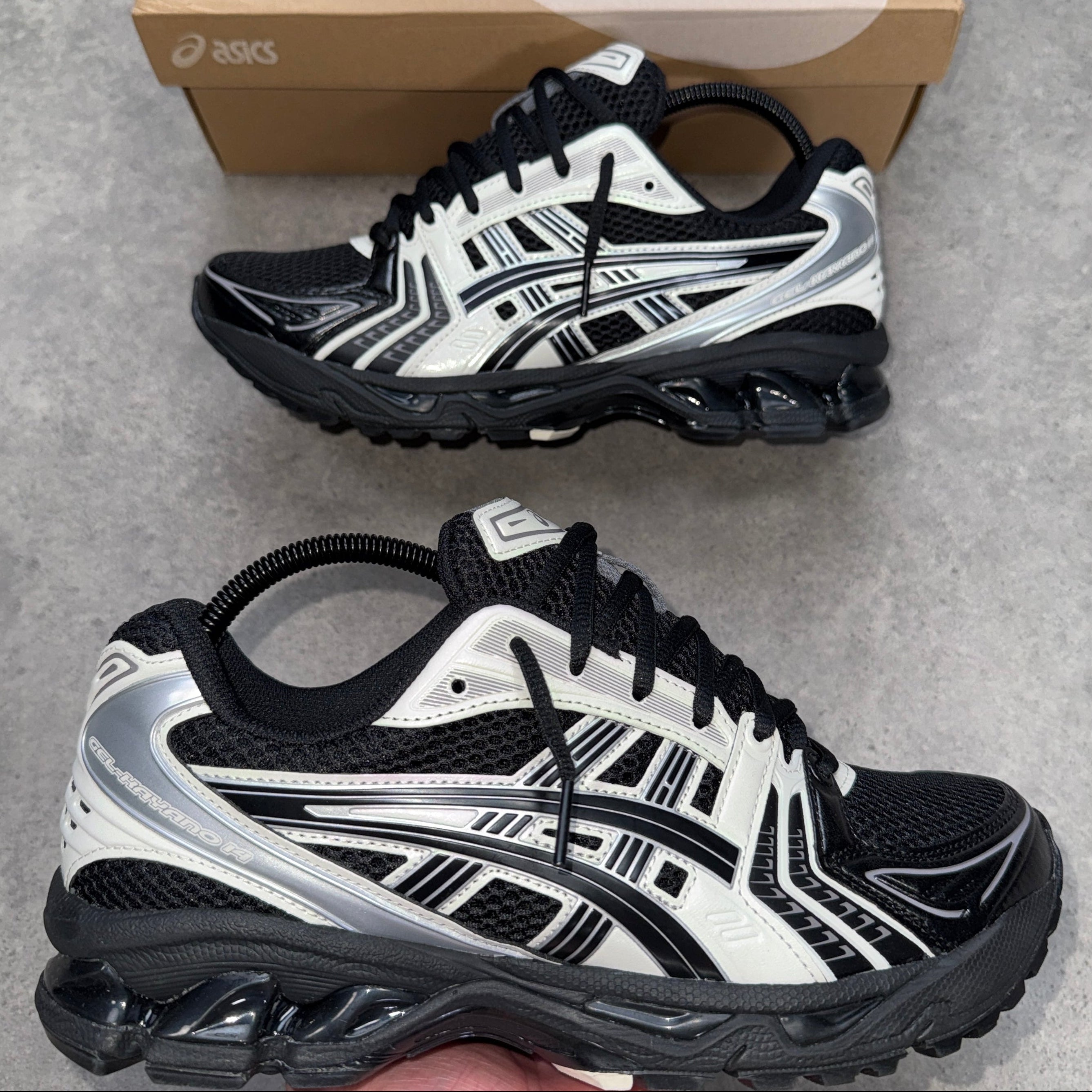 Men's ASICS Gel-Kayano 14 'Black/Cream'