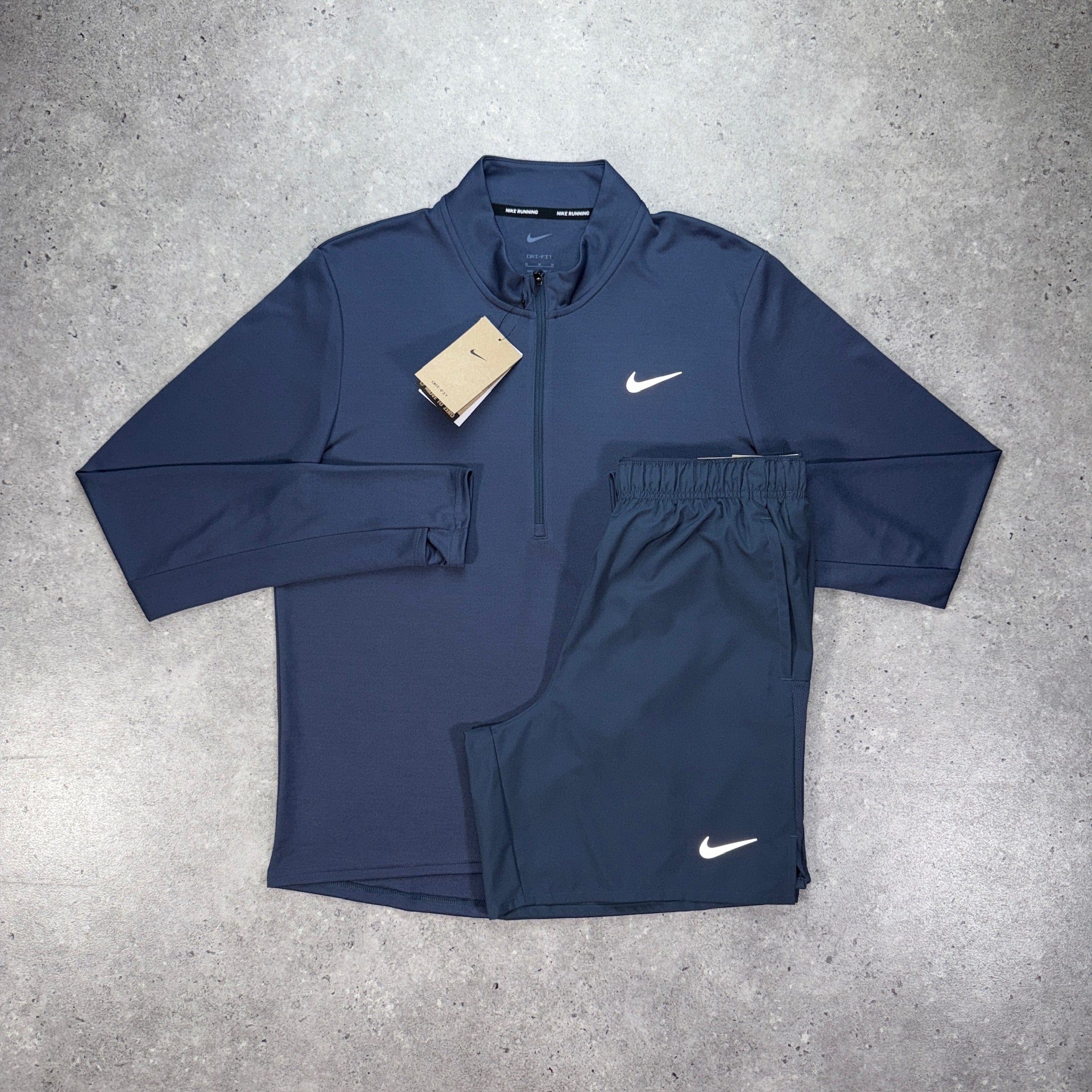 Nike pacer 1/4 zip set 'thunder blue'