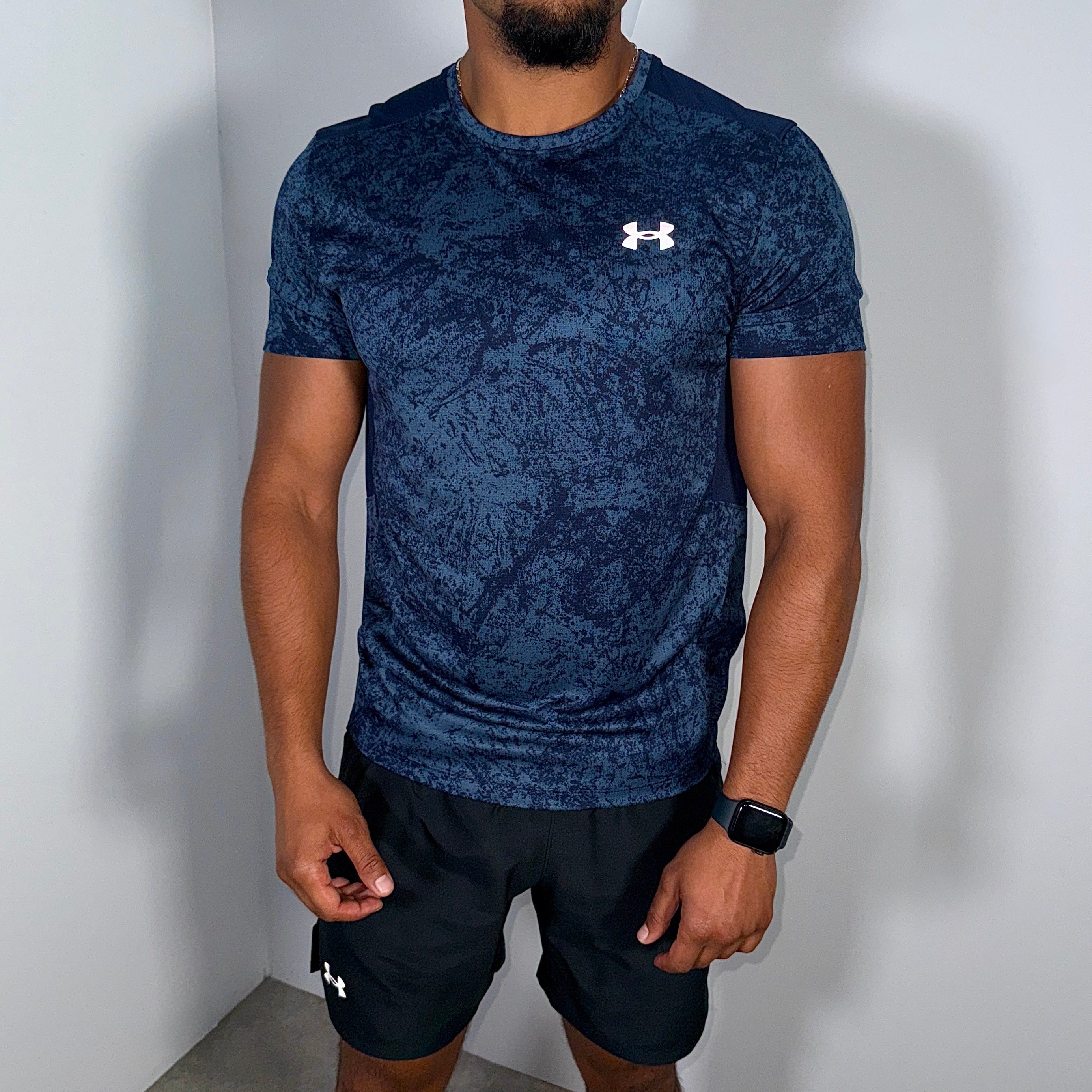 Under armour speed stride set 'navy'