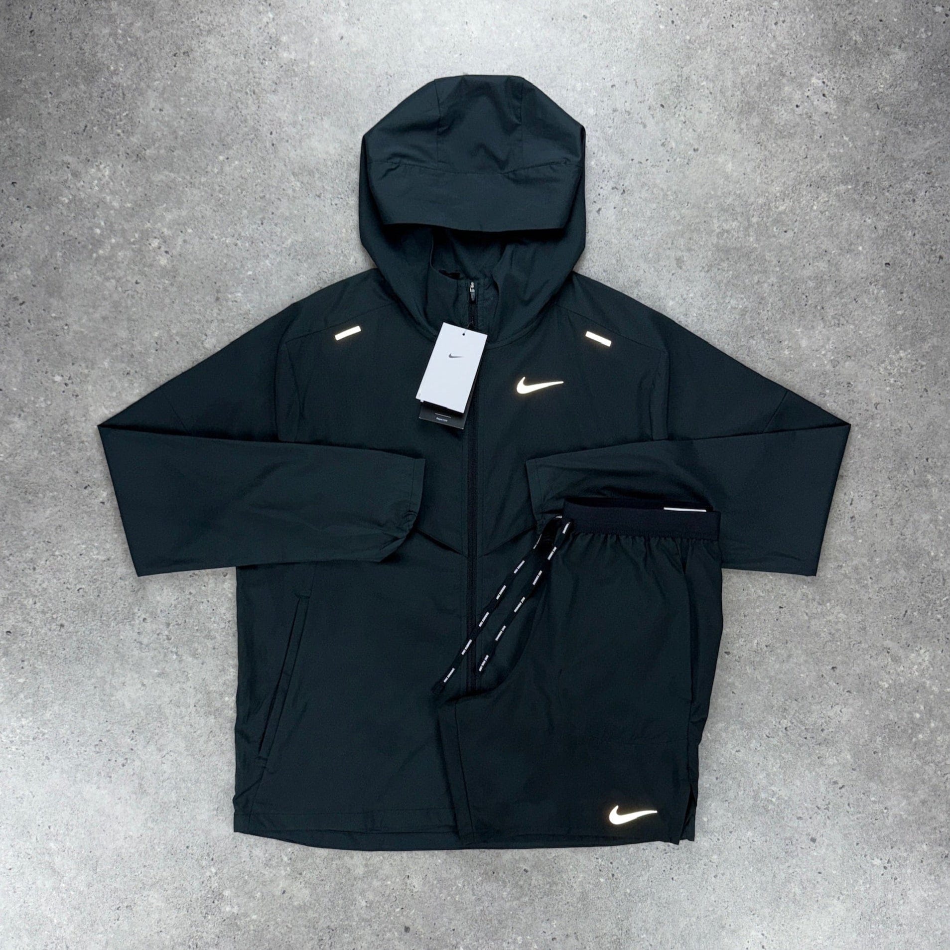 Nike windrunner flex short 'black' set