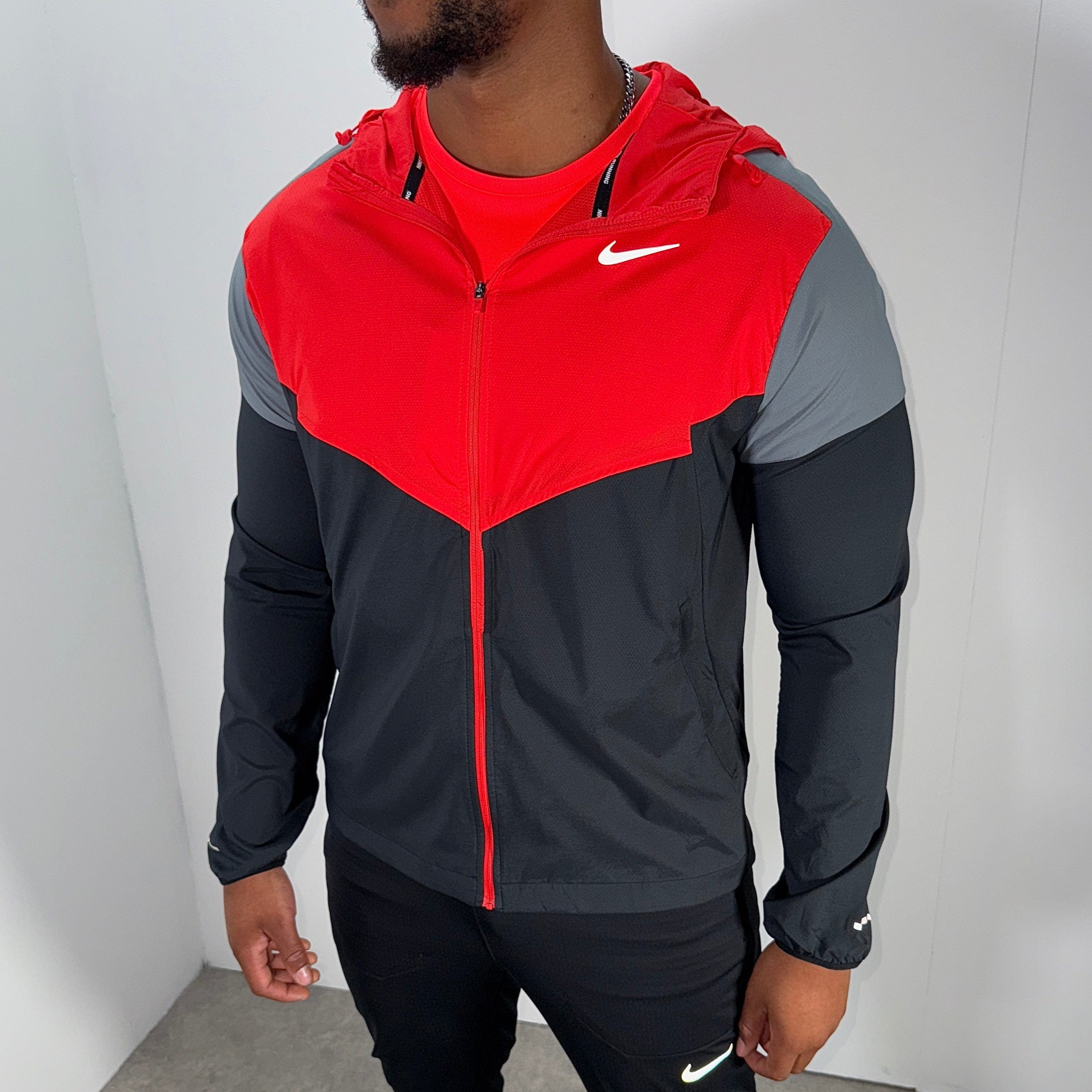 Nike repel windrunner jacket 'light crimson'