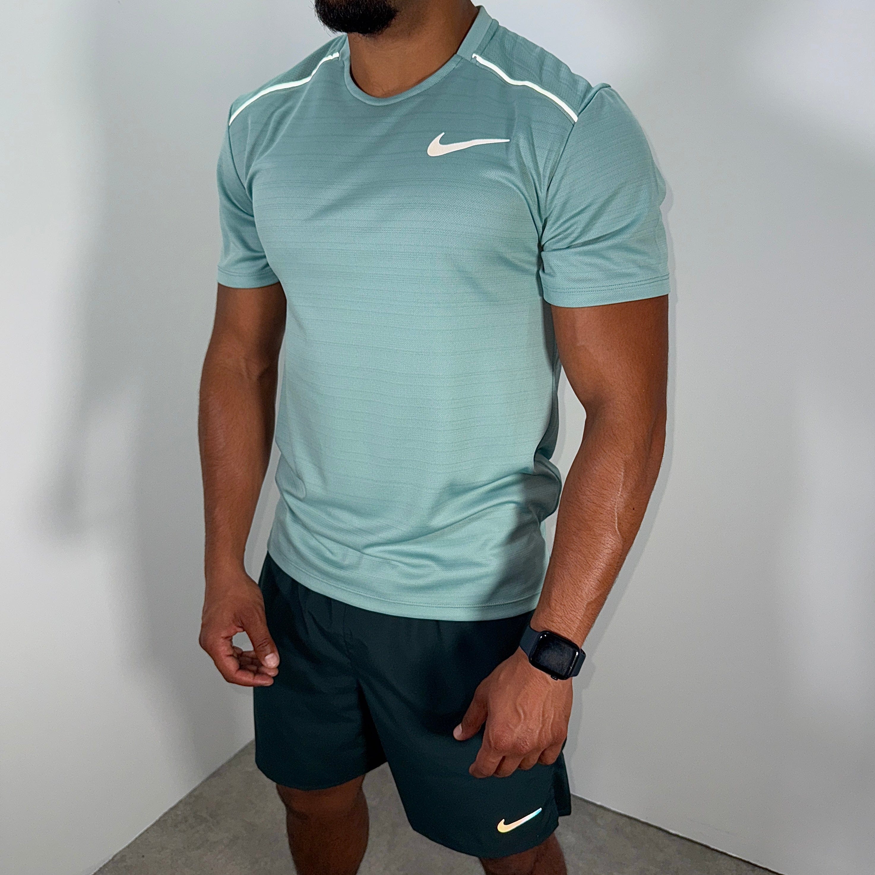 Nike miler 1.0 set 'seaweed/cannon'