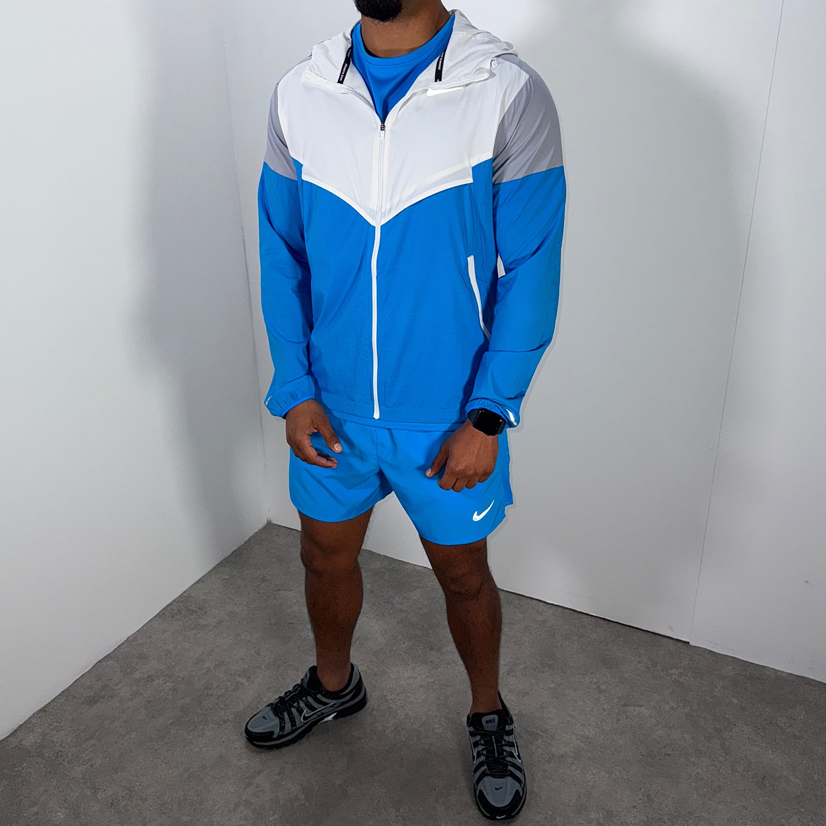 Nike windrunner short set 'blue hero'