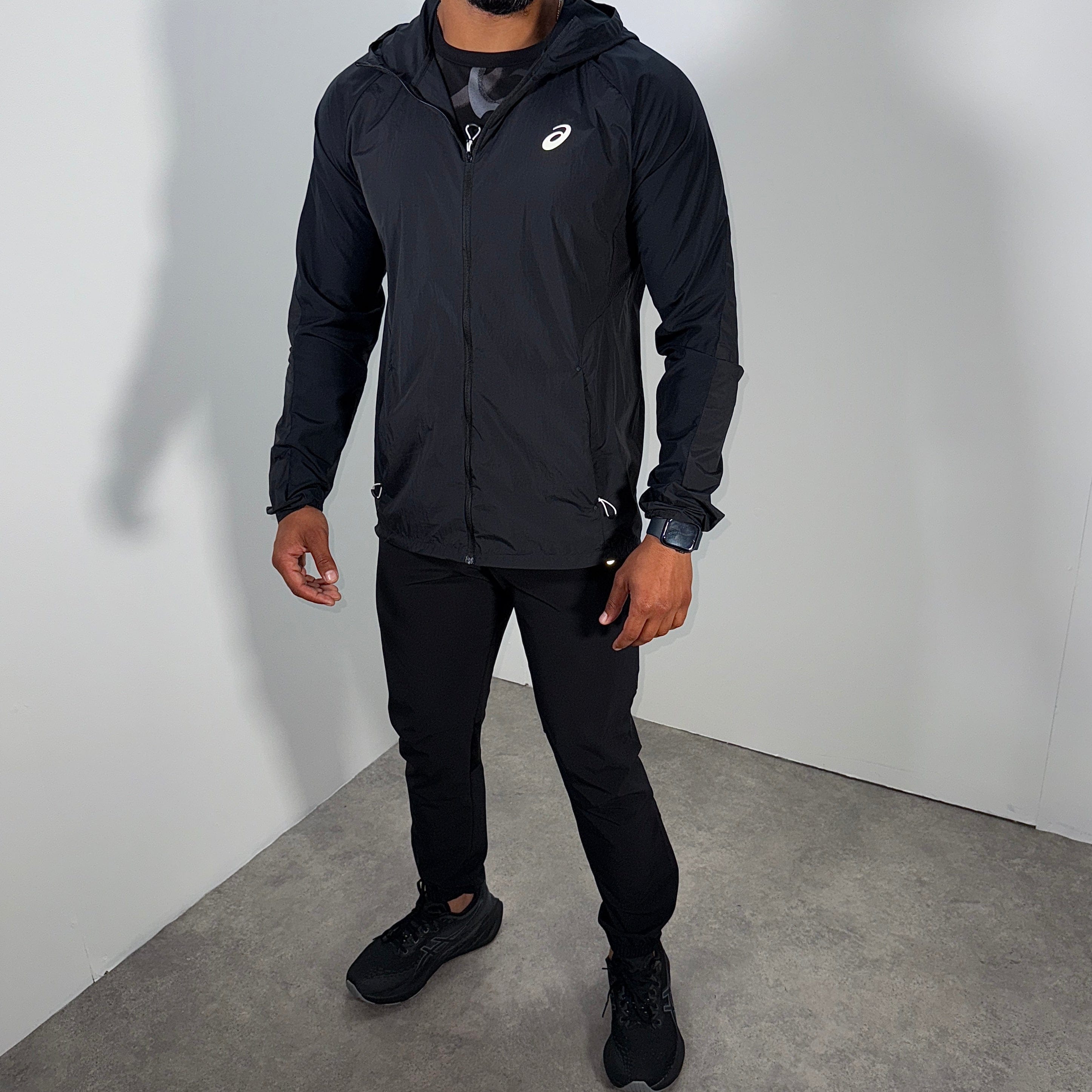 Asics road lightweight pants set 'black'