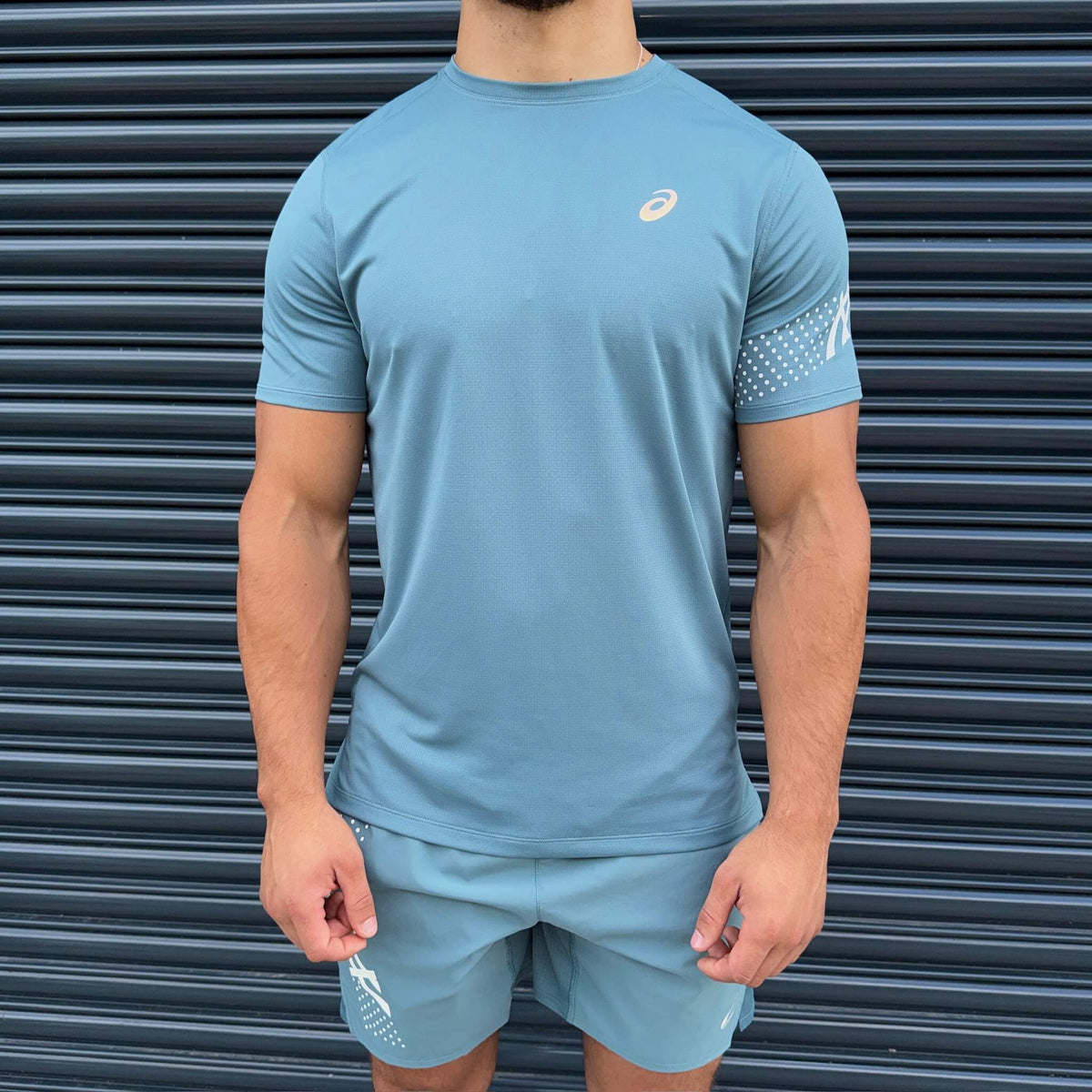 ASICS Icon T-Shirt Set 'Foggy Teal'
