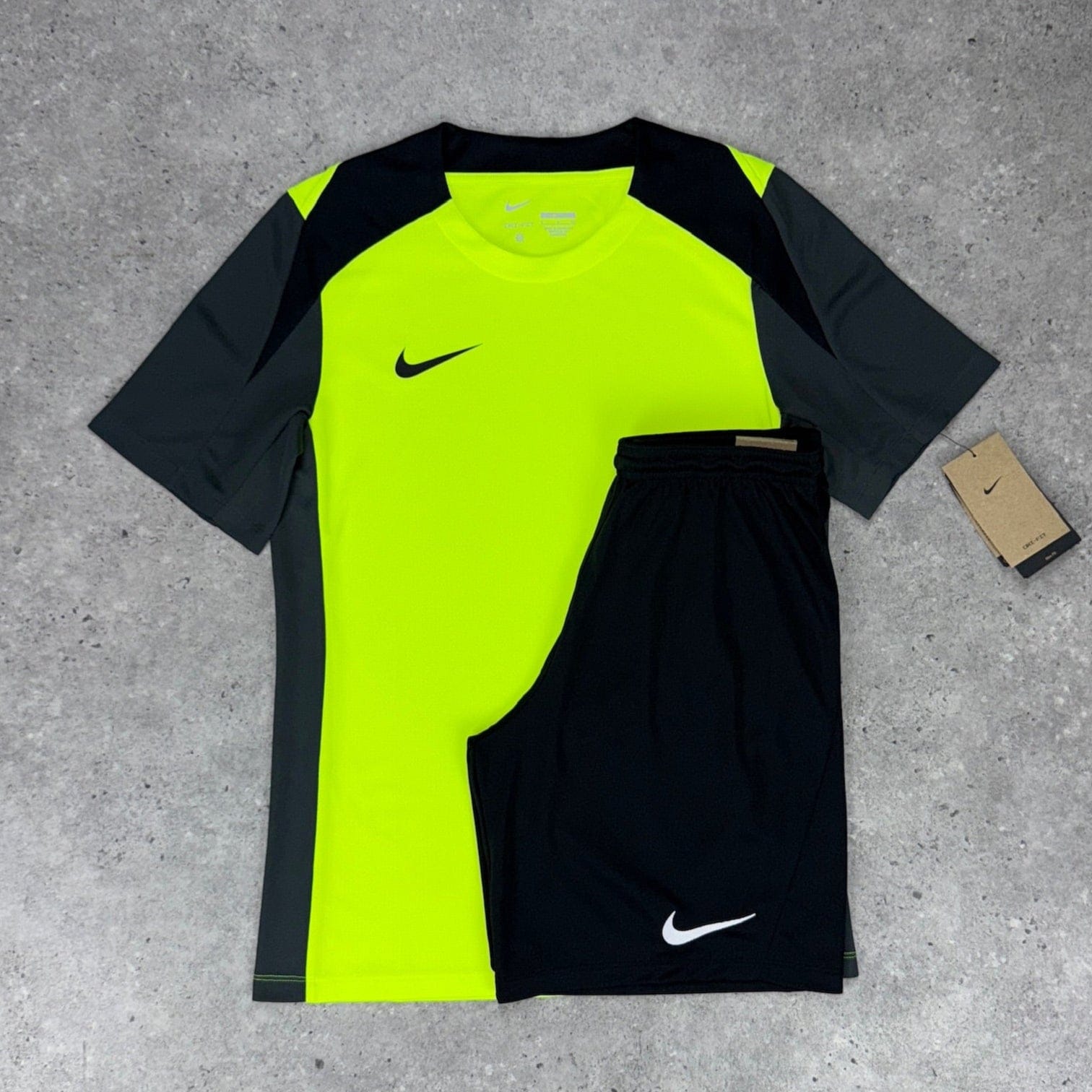 Nike academy park short set 'volt/black' - Main Image