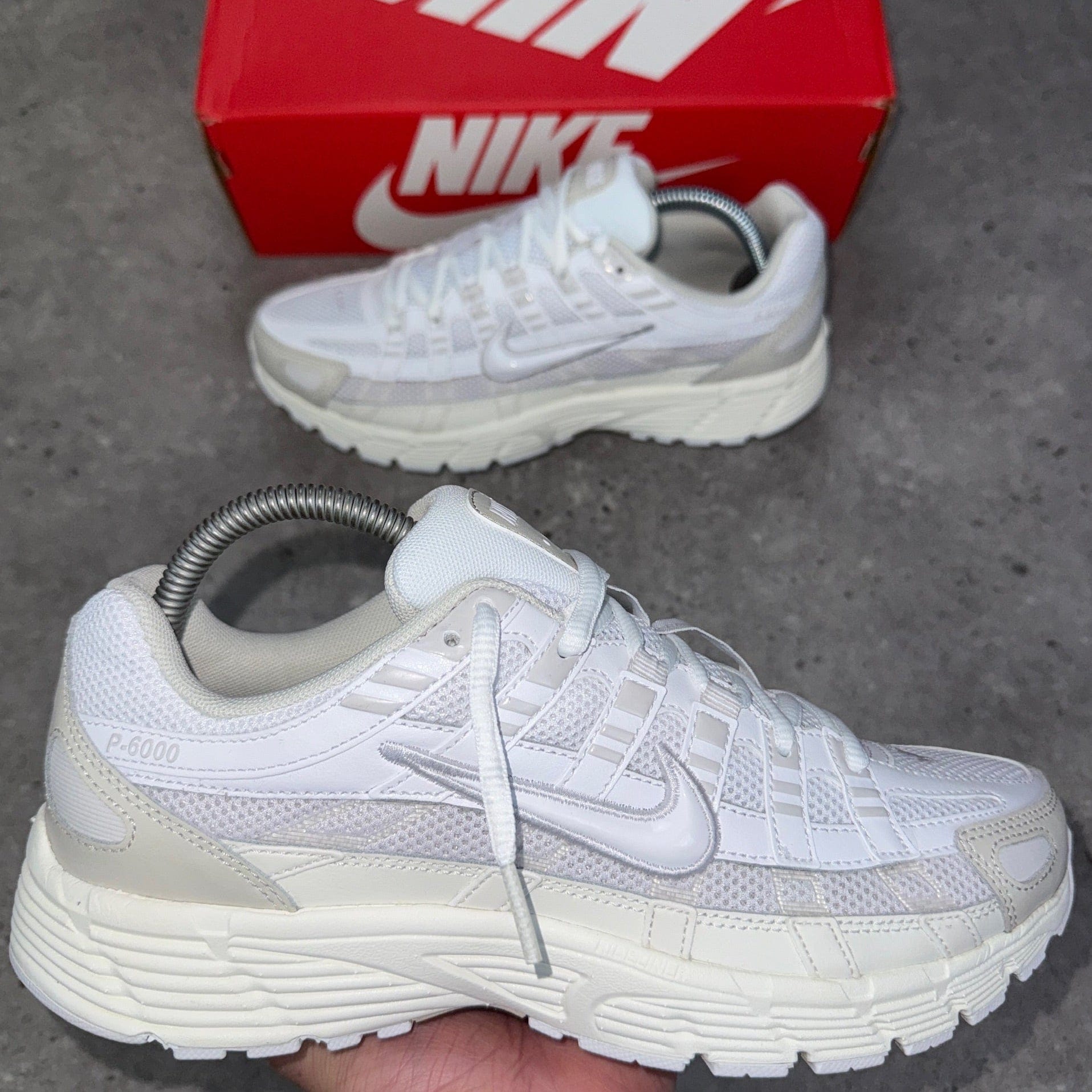 Nike P-6000 'White Sail Vast Grey'