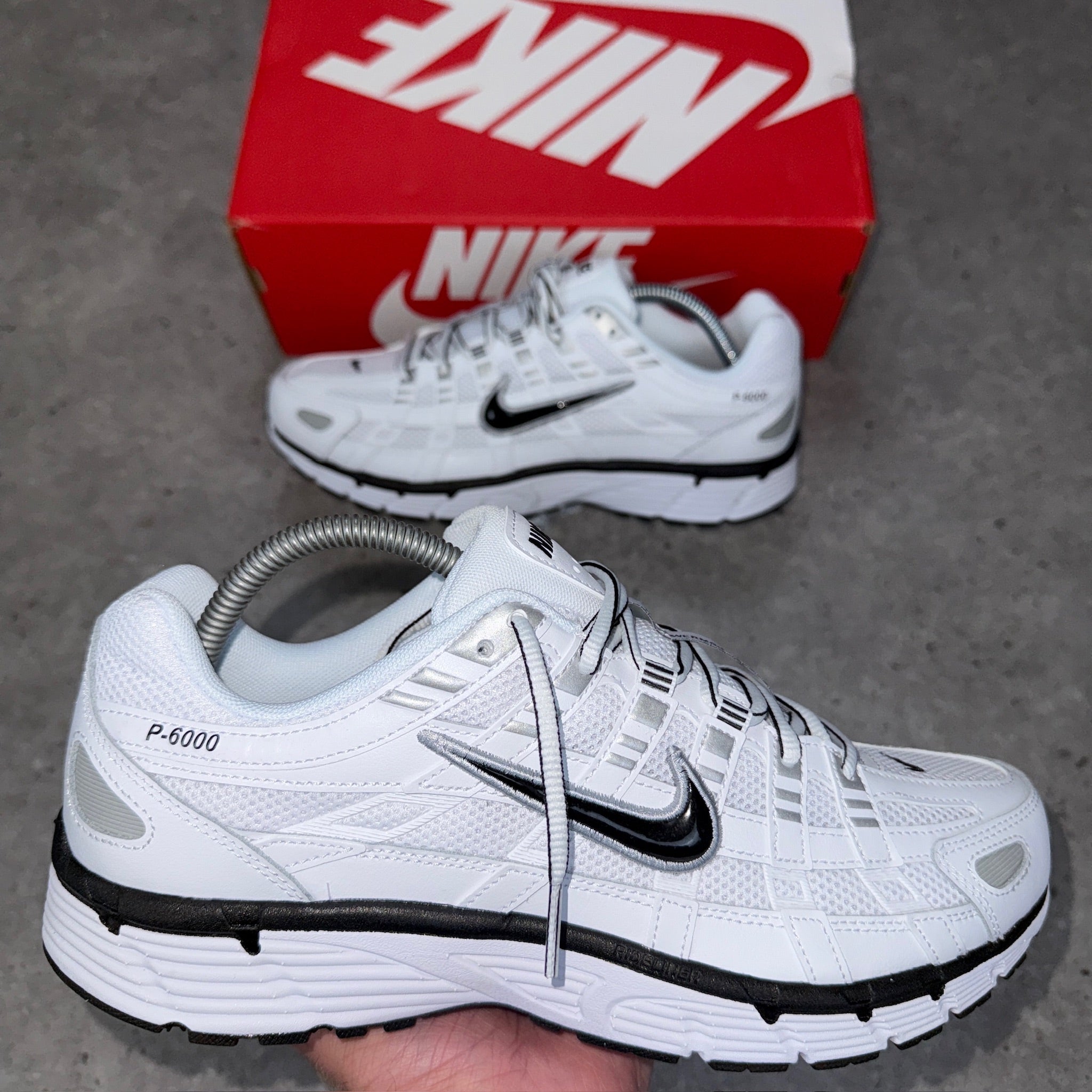 Nike P-6000 'obsidian summit white'