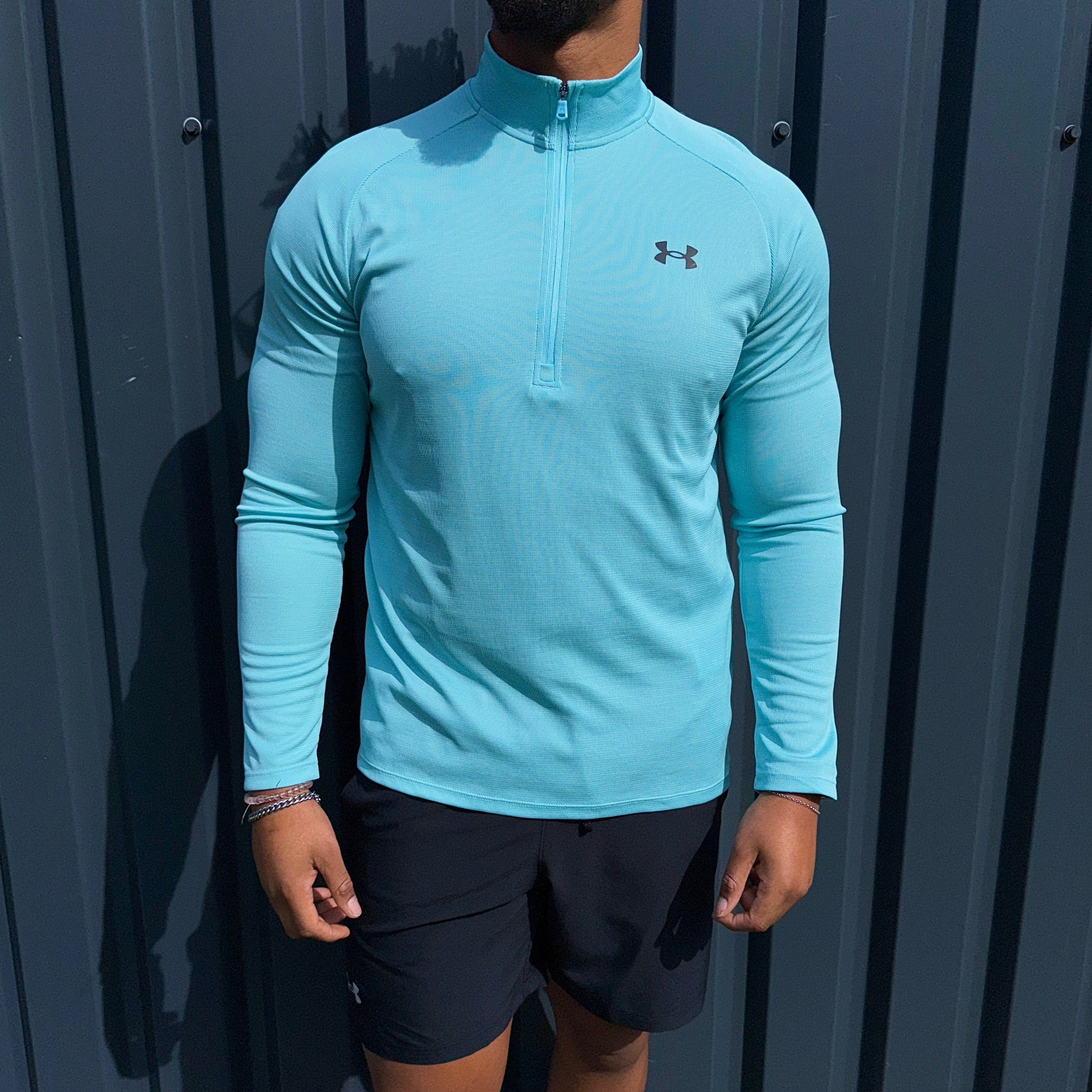 Under armour tech 1/4 zip set 'blue/black'