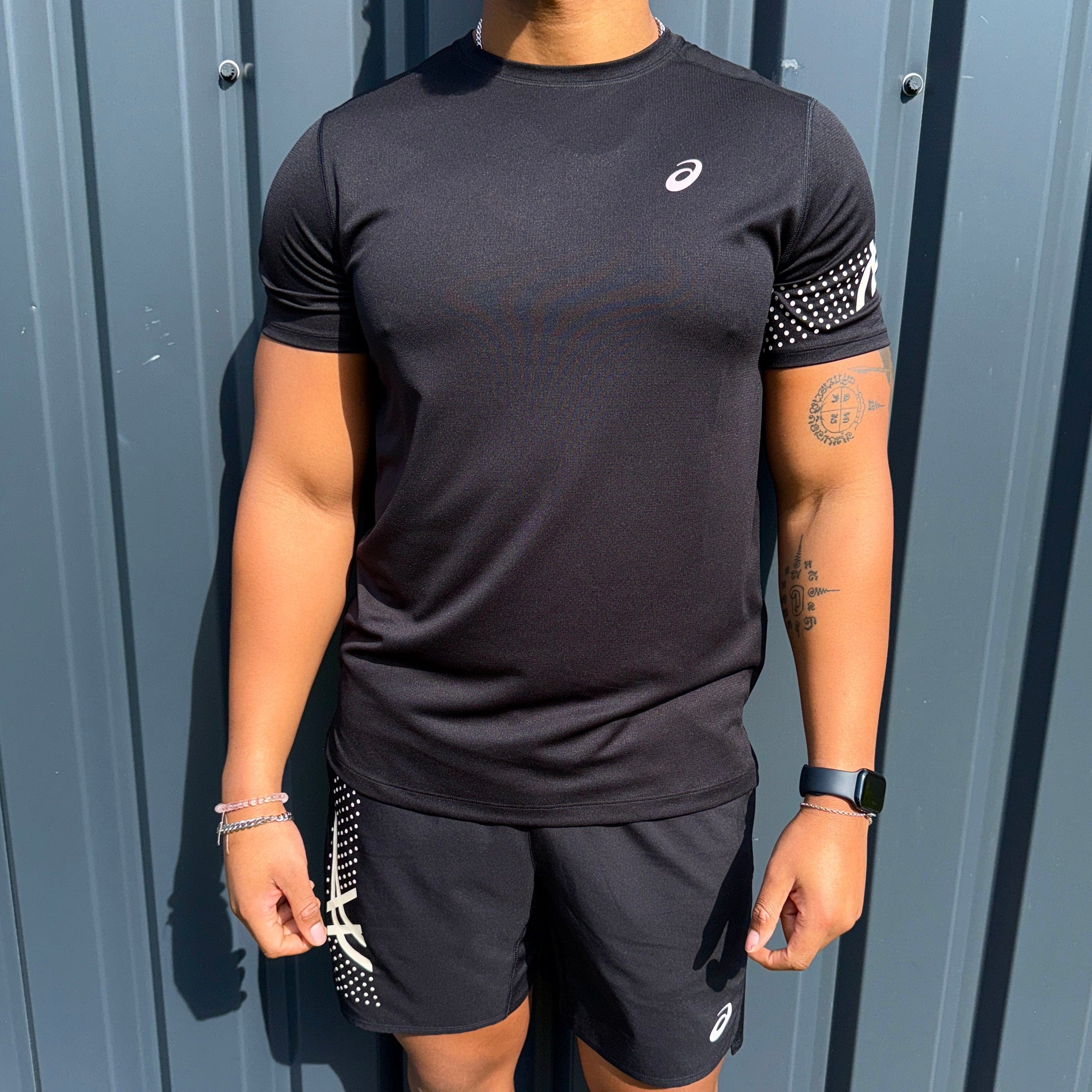 Asics icon t-shirt set 'black'