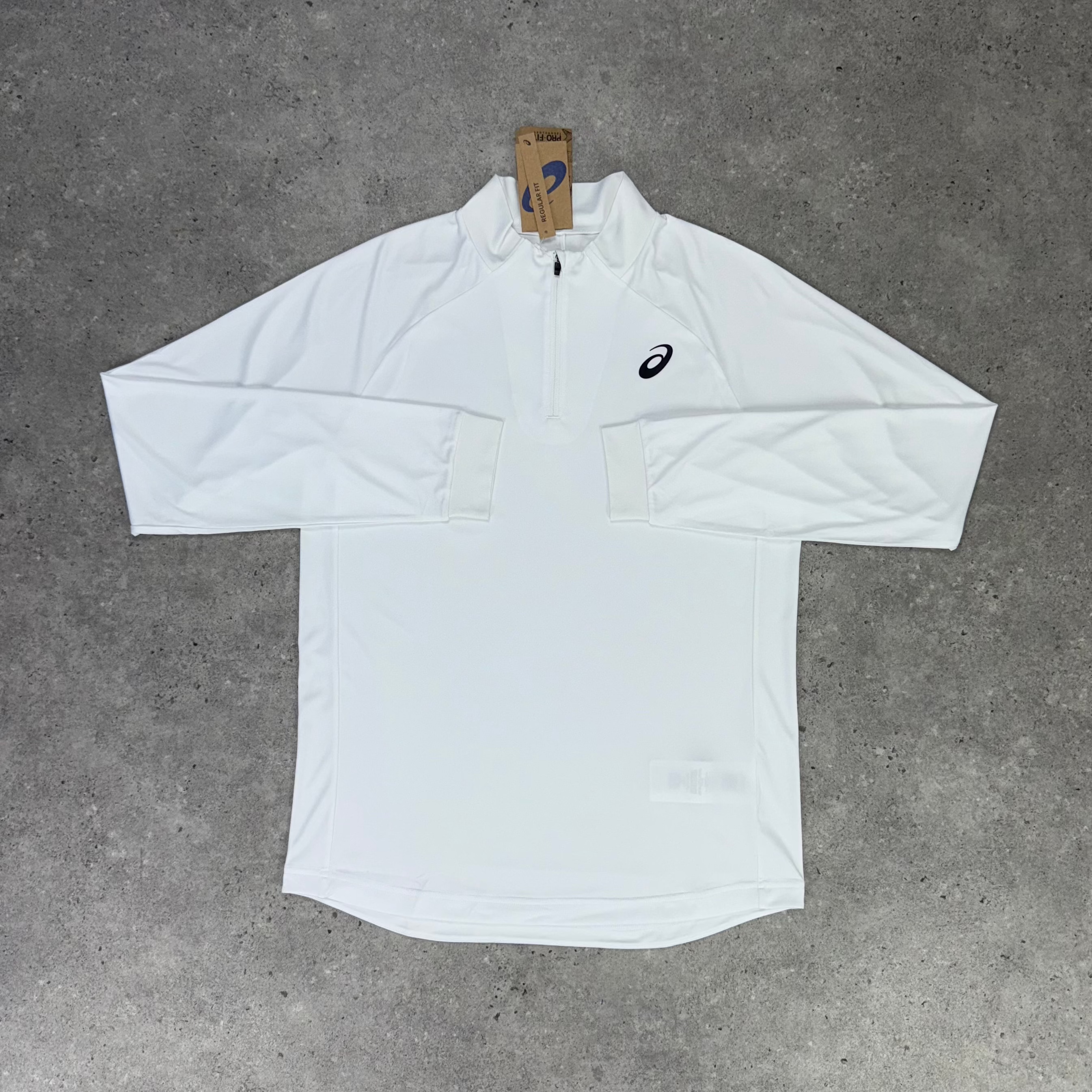 Asics core 1/4 zip 'white'