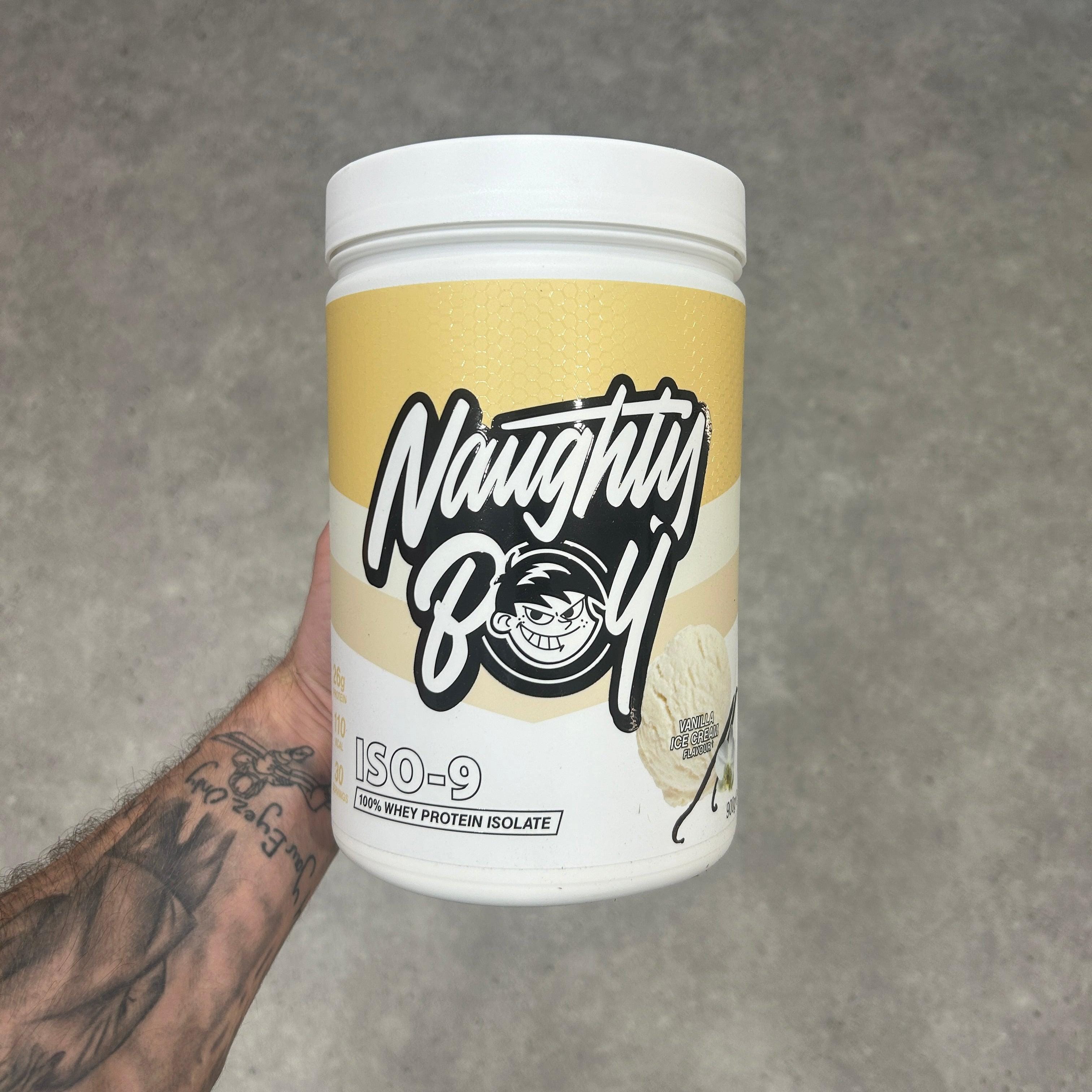 Naughty Boy ISO-9 Whey Protein Isolate 900g