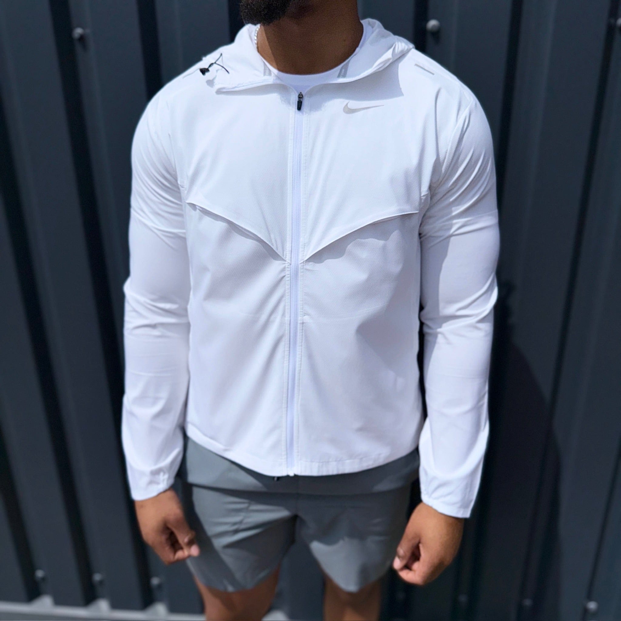 Nike windrunner flex short 'white/grey' set