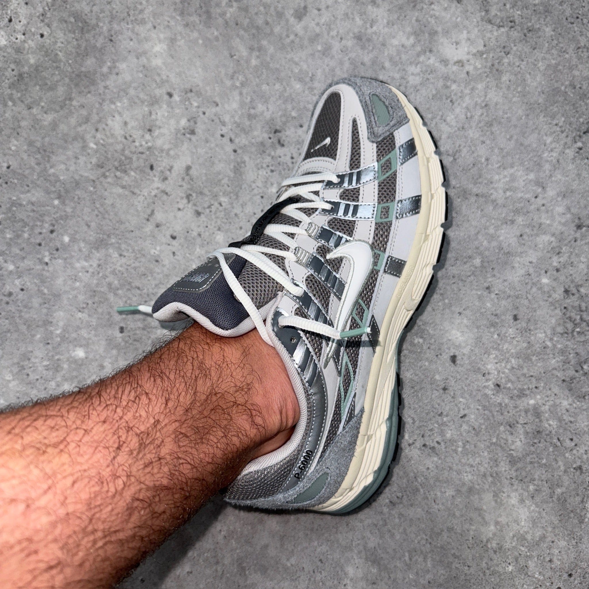 Nike windrunner p-6000 'flat pewter' set