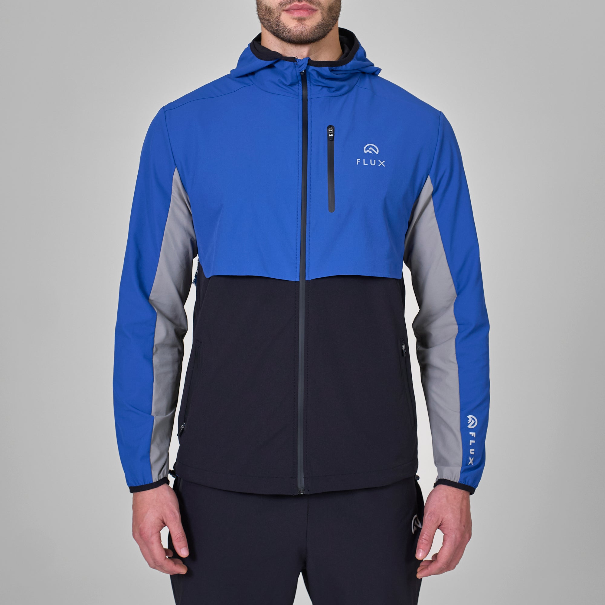 Flux Versatility Jacket 'Black/Cobalt/Grey'