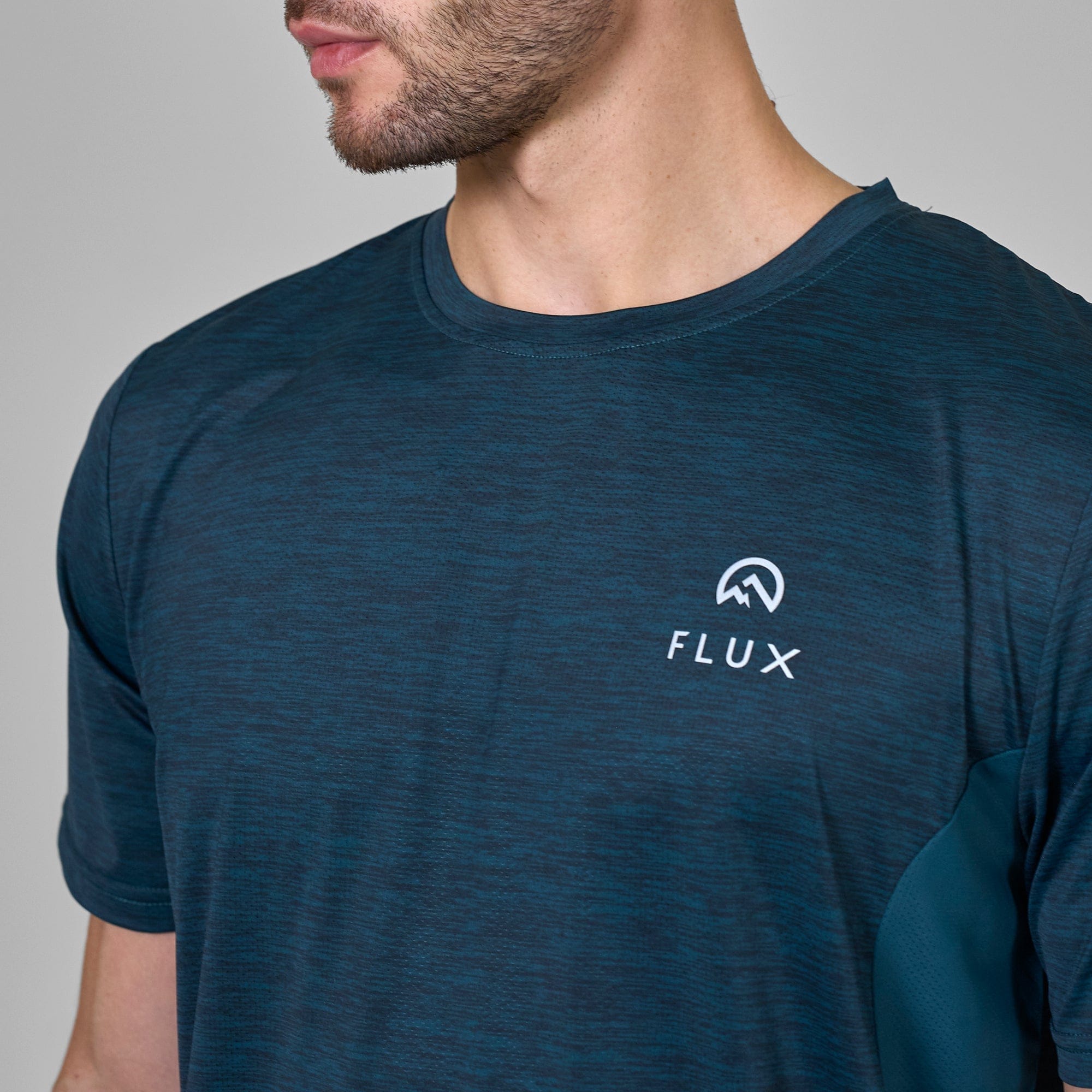 Flux Contrast T-Shirt 'Jungle Marl'