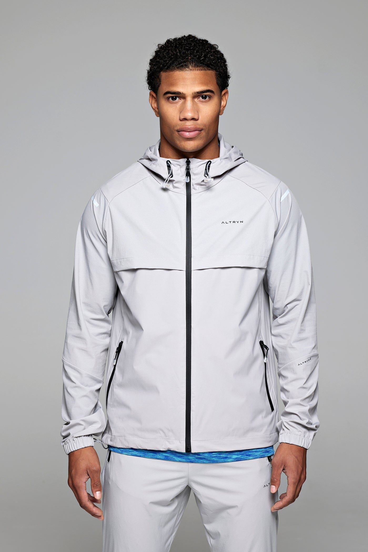 Altryn Ascend Tech Running Jacket 'Greystone'